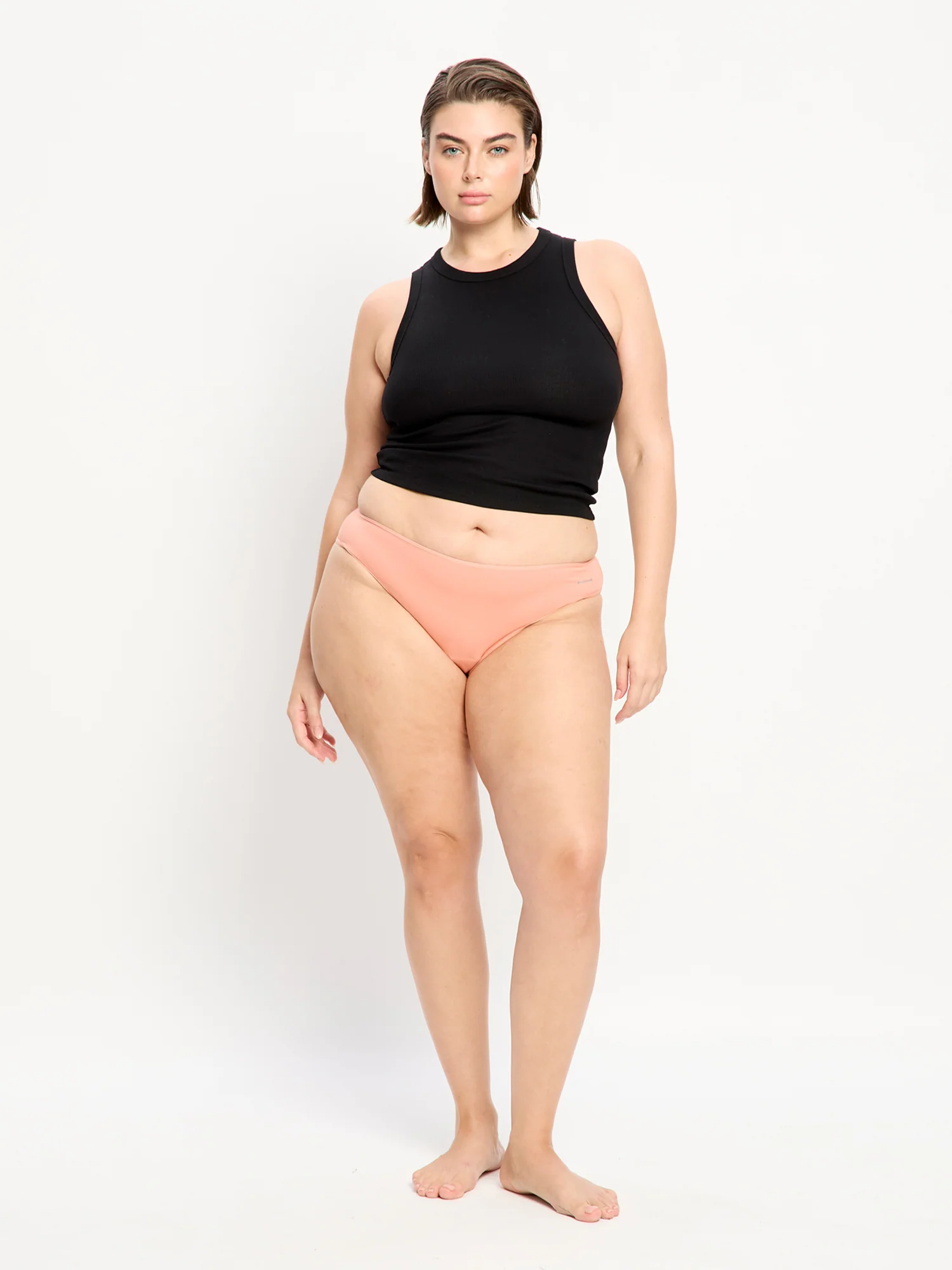 Basic Cheeky Bikini Light Clay - Image 2