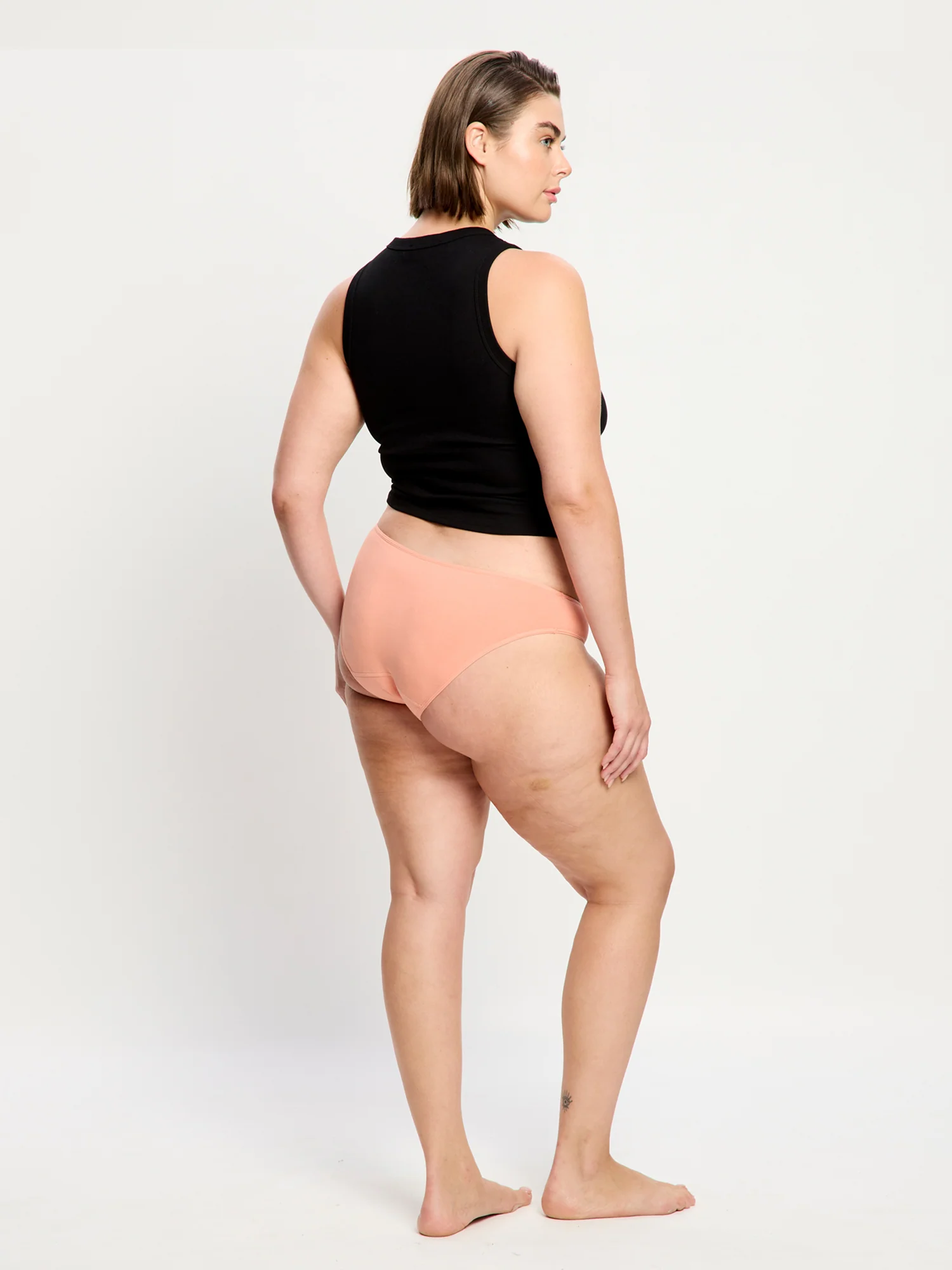 Basic Cheeky Bikini Light Clay - Image 4