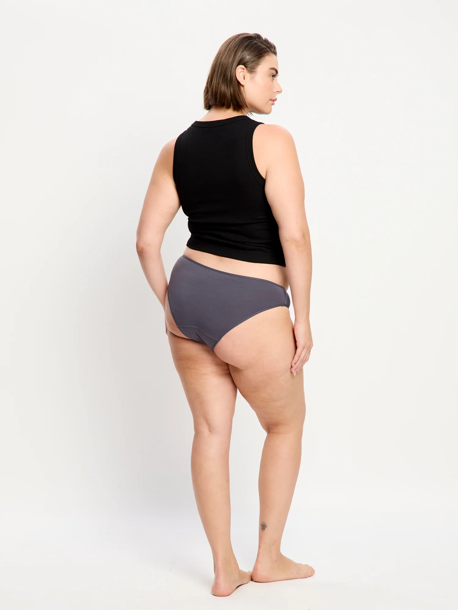 Basic Cheeky Bikini Light Steel - Image 5