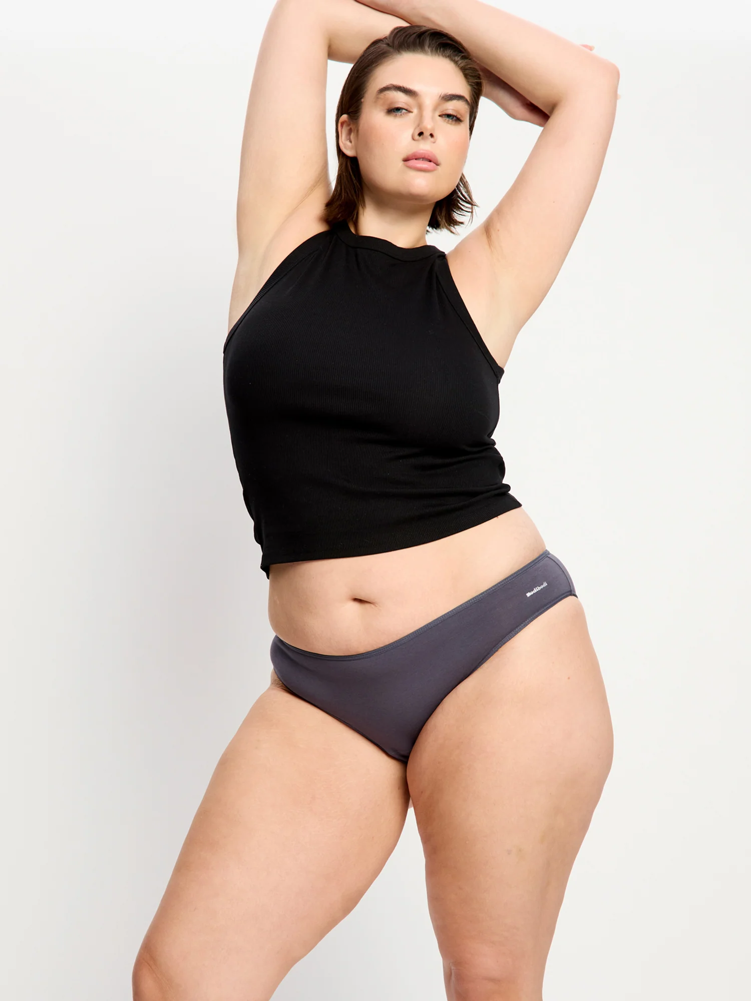 Basic Cheeky Bikini Light Steel - Image 7