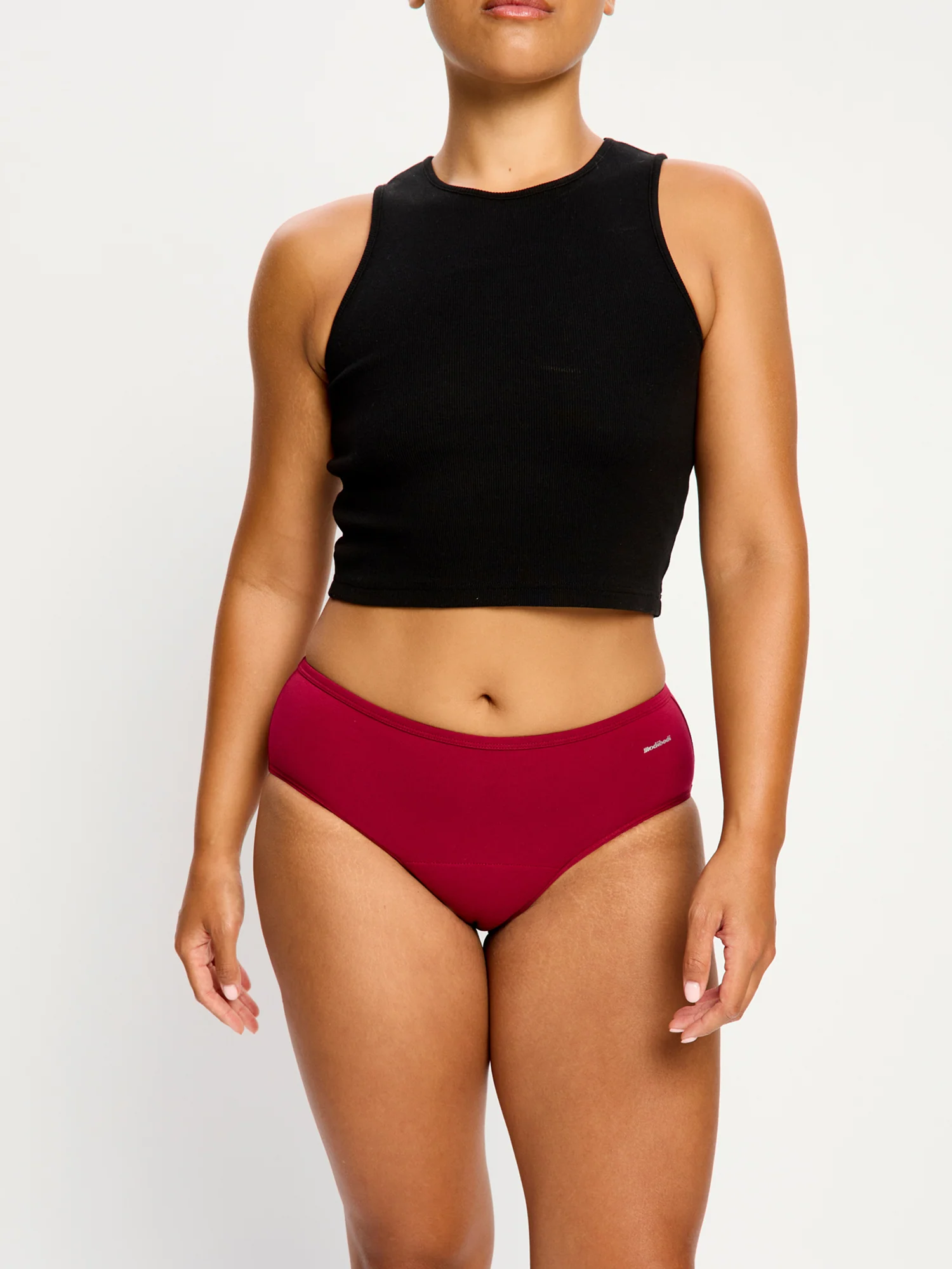 Basic Mid-Rise Brief 3 Pack Moderate Italian Clay/Moody Blue/Beet Red - Image 5