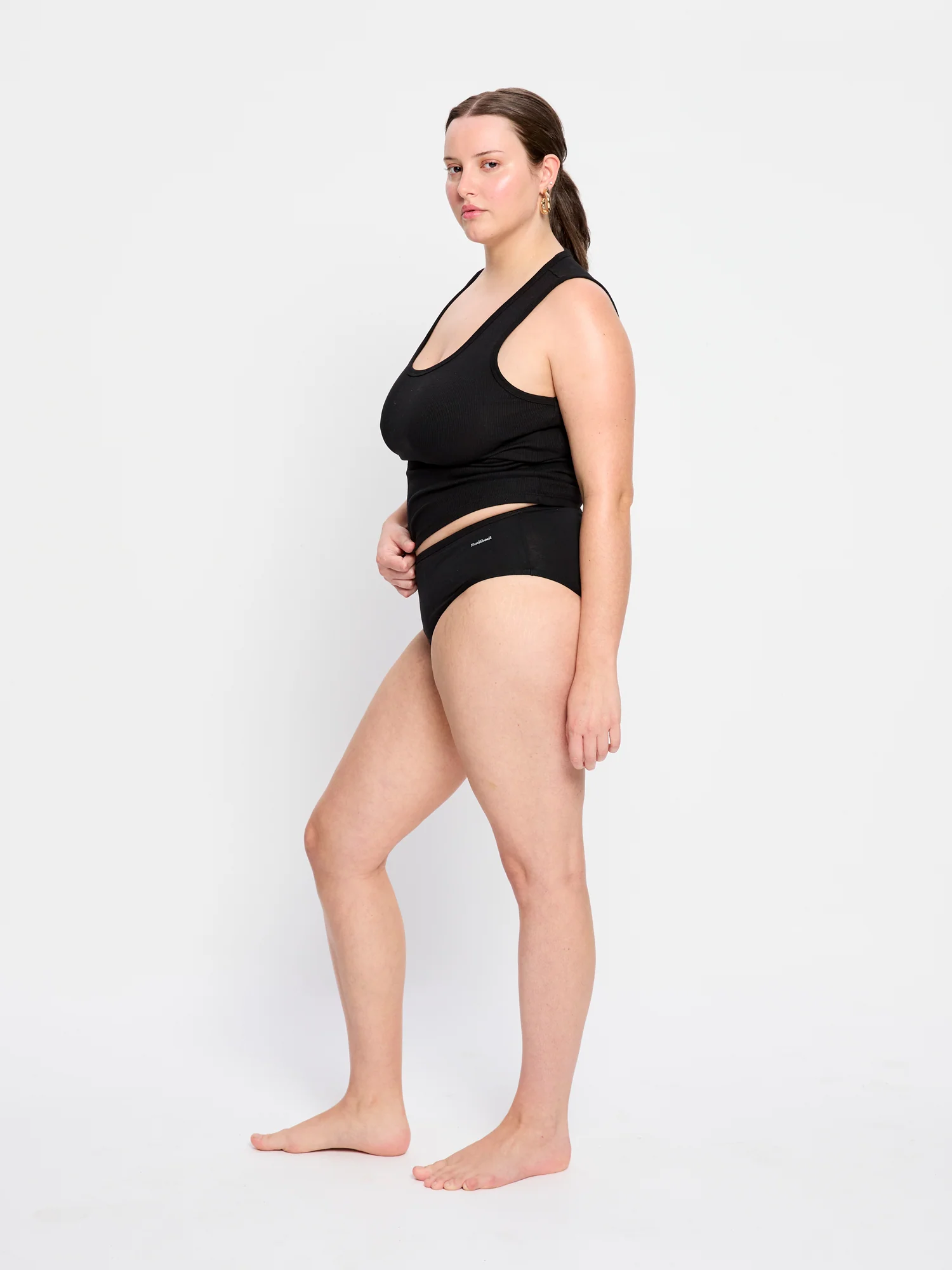 Basic Mid-Rise Brief Super Black - Image 4