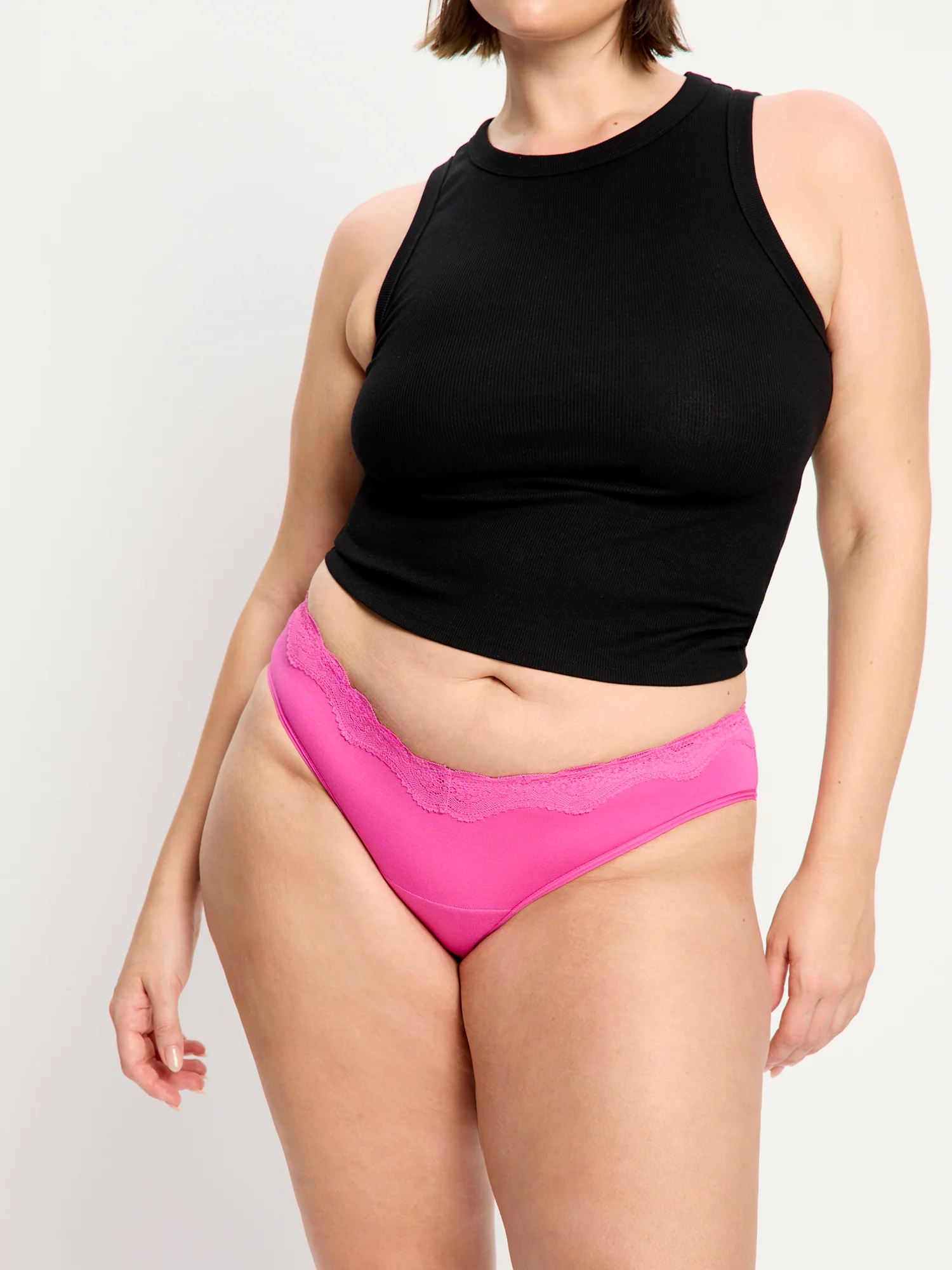 Cassia V Cheeky Brief Light Electric Fuchsia