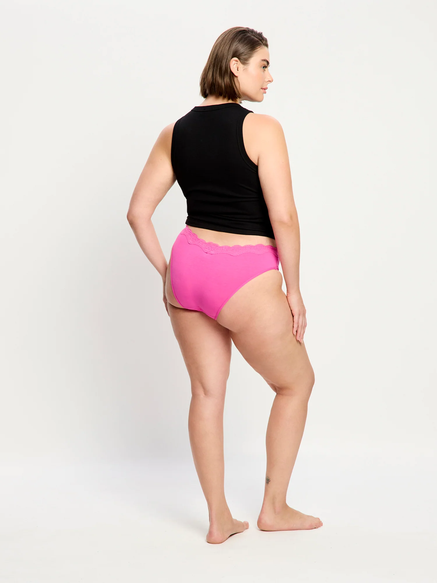 Cassia V Cheeky Brief Light Electric Fuchsia - Image 3