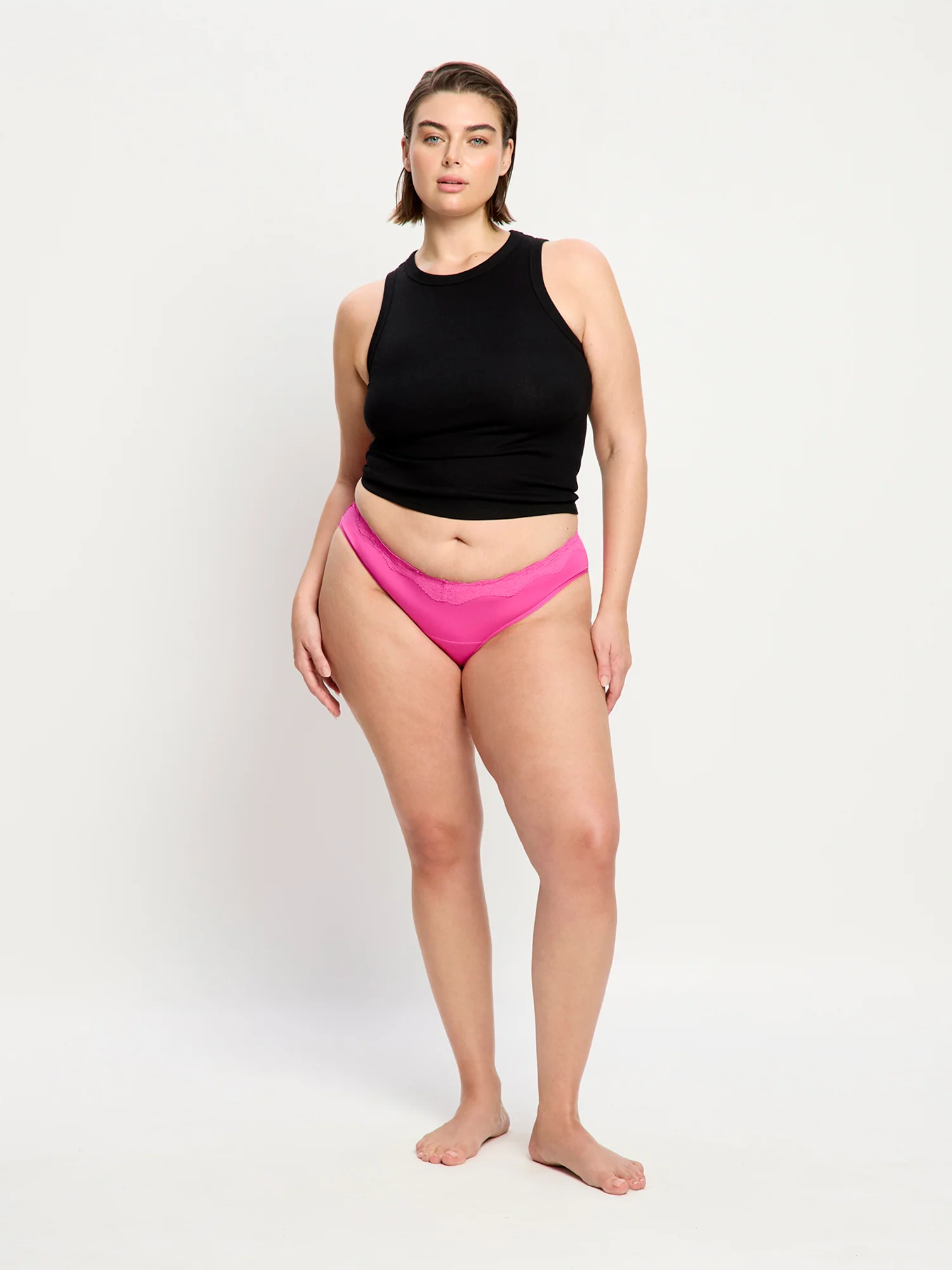 Cassia V Cheeky Brief Light Electric Fuchsia - Image 5
