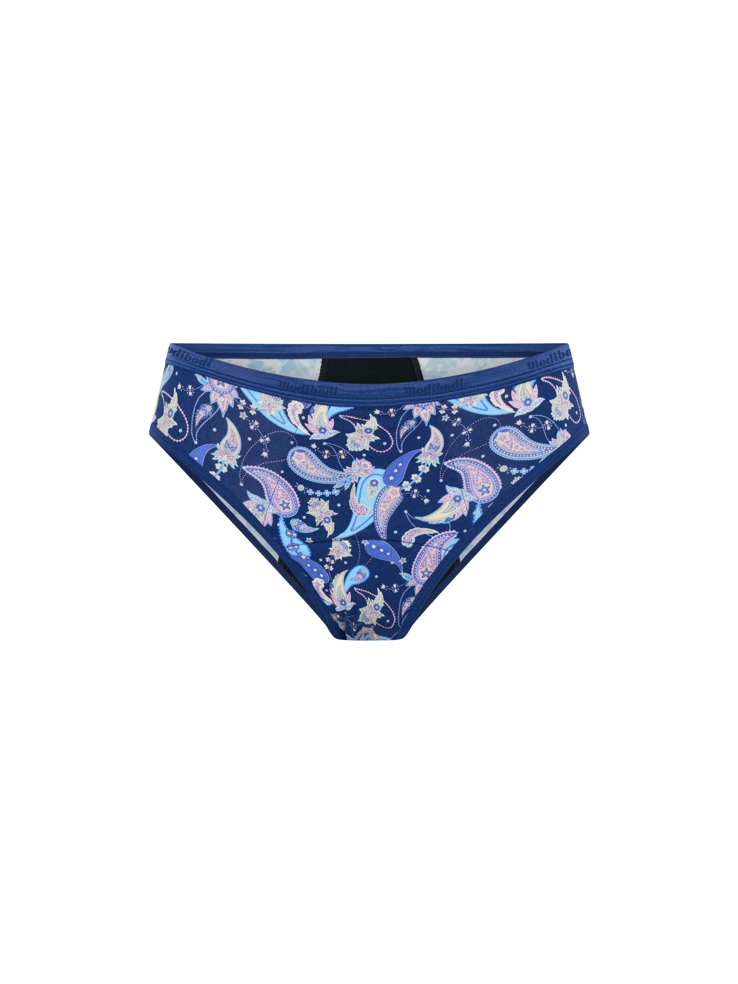 Classic Bikini Super Opulent Paisley Navy - Image 7
