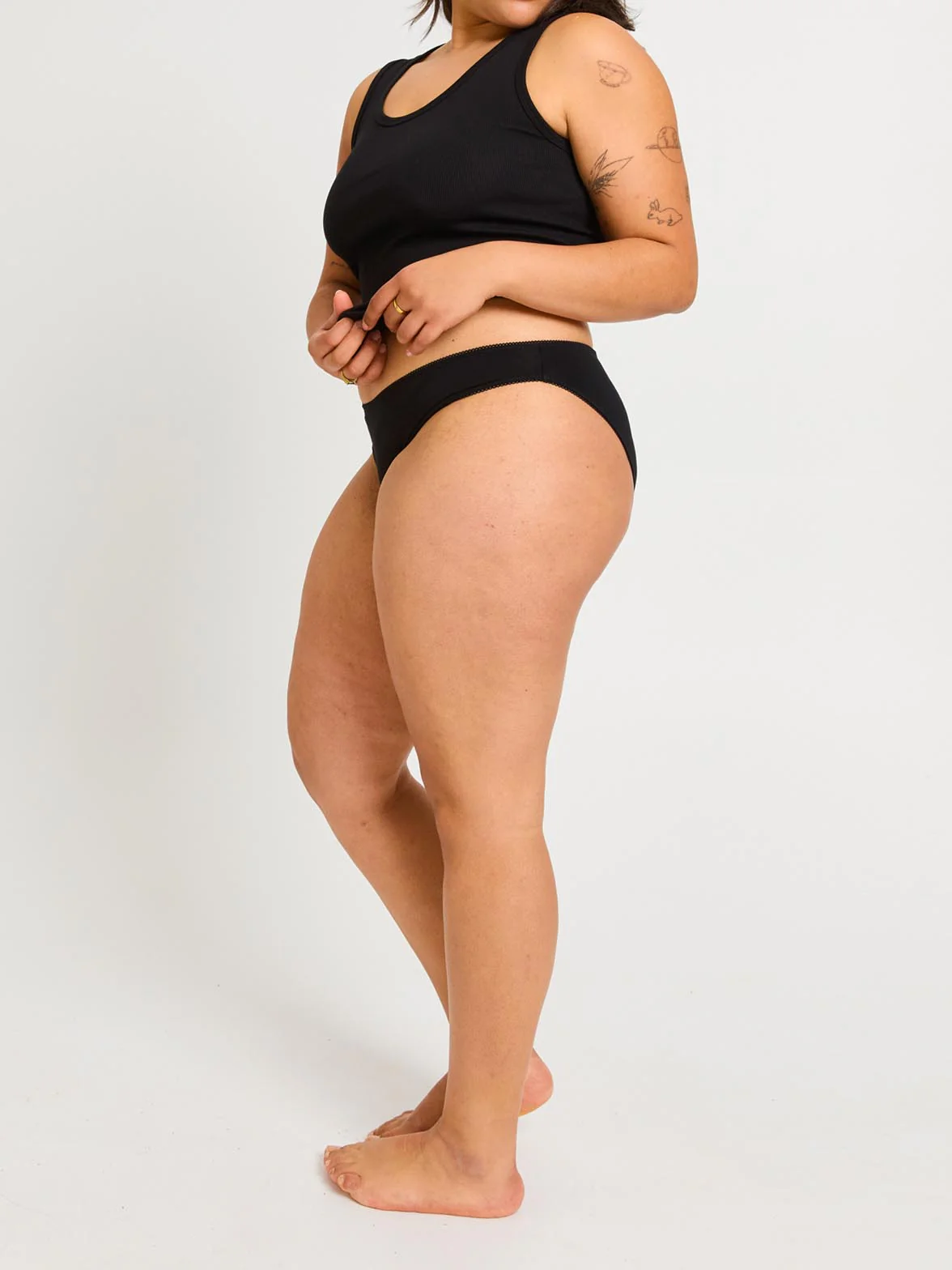 Classic Cheeky Brief Light Black - Image 2