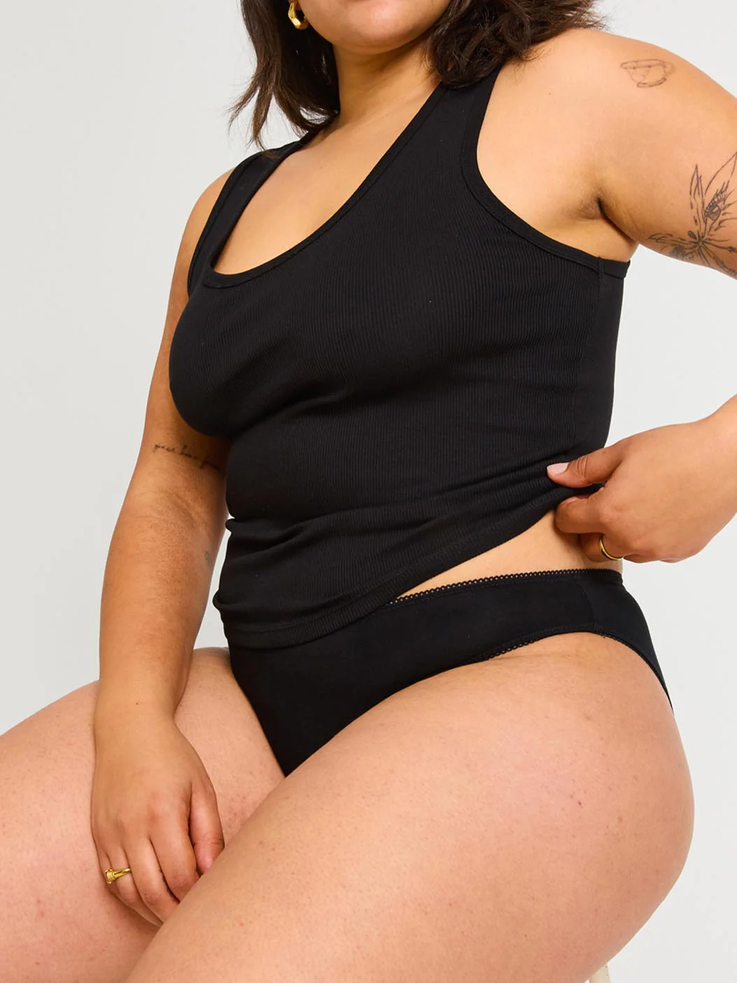 Classic Cheeky Brief Light Black - Image 5