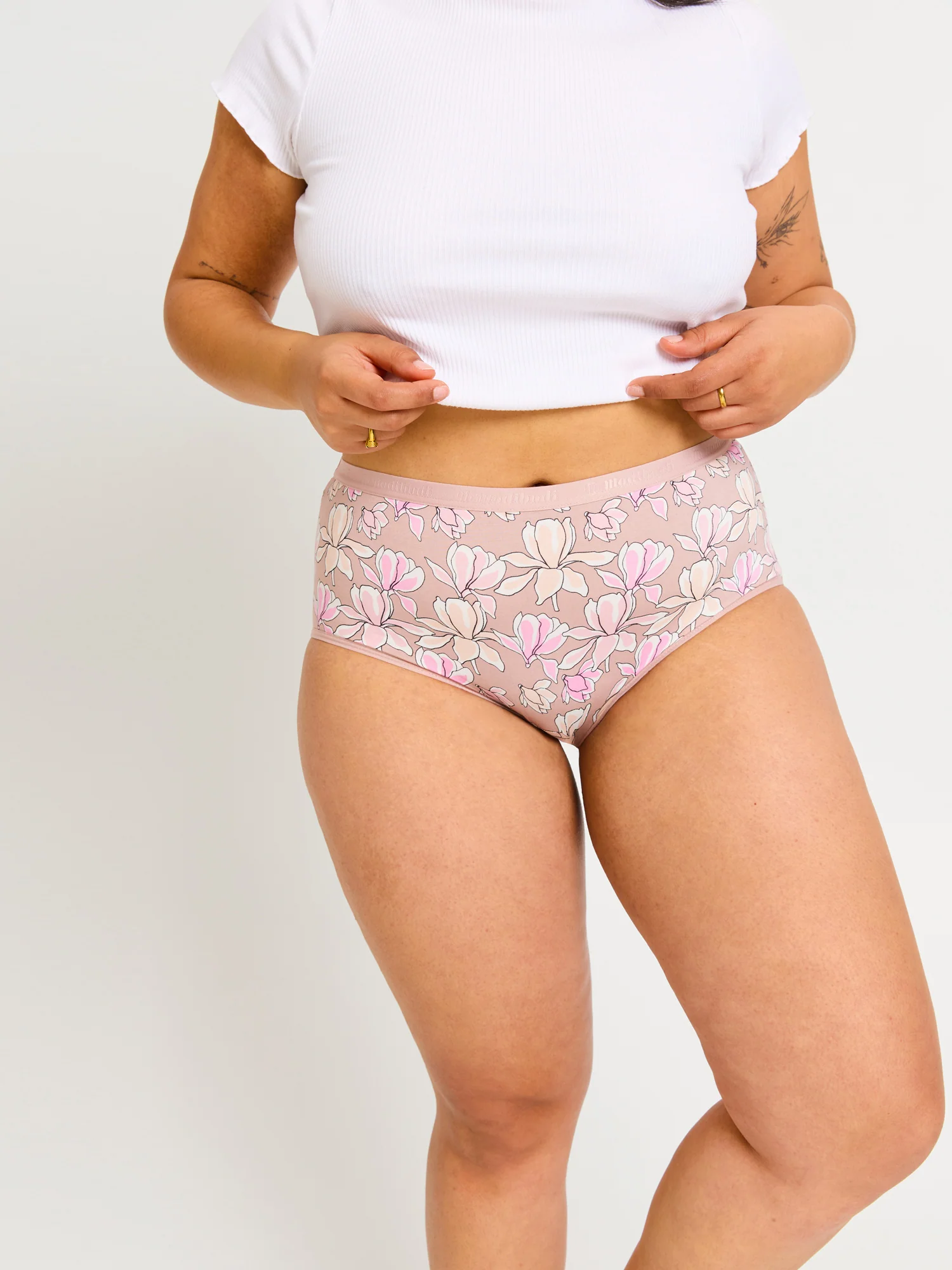 Classic Full Brief Everyday Pack Pink Floral Multi - Image 14