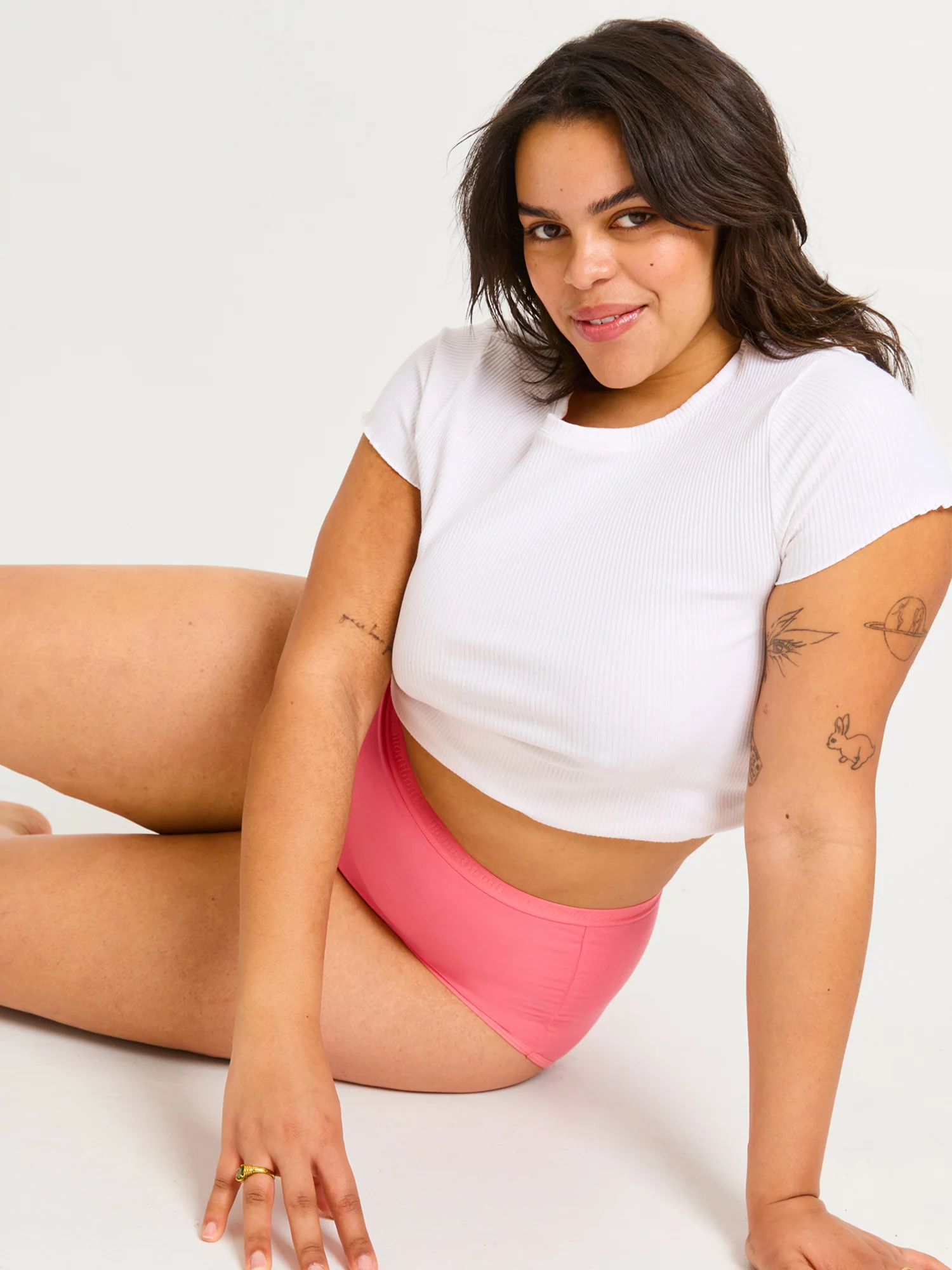 Classic Full Brief Everyday Pack Pink Floral Multi - Image 15