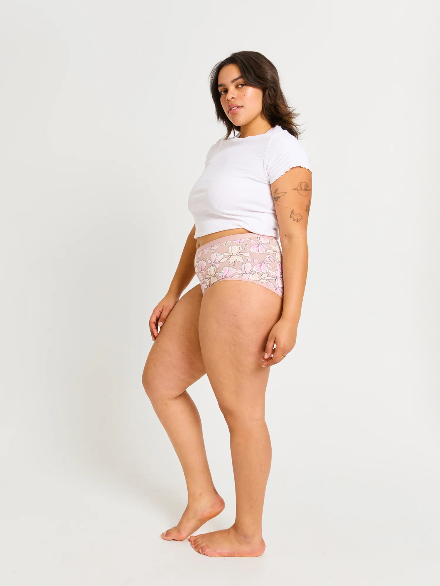 Classic Full Brief Everyday Pack Pink Floral Multi - Image 22