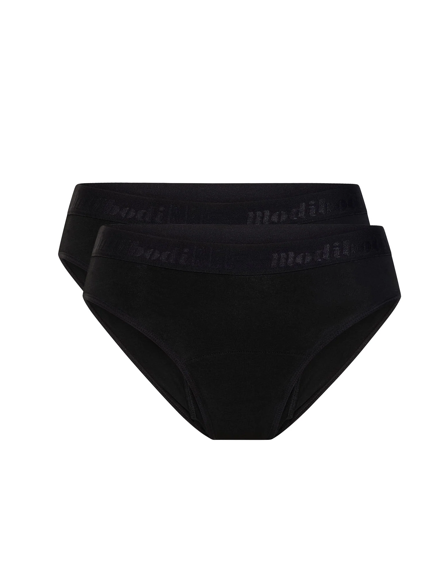 Teen Underwear Period Kit with 2 pack Hipster Bikini Moderate Black - Image 9