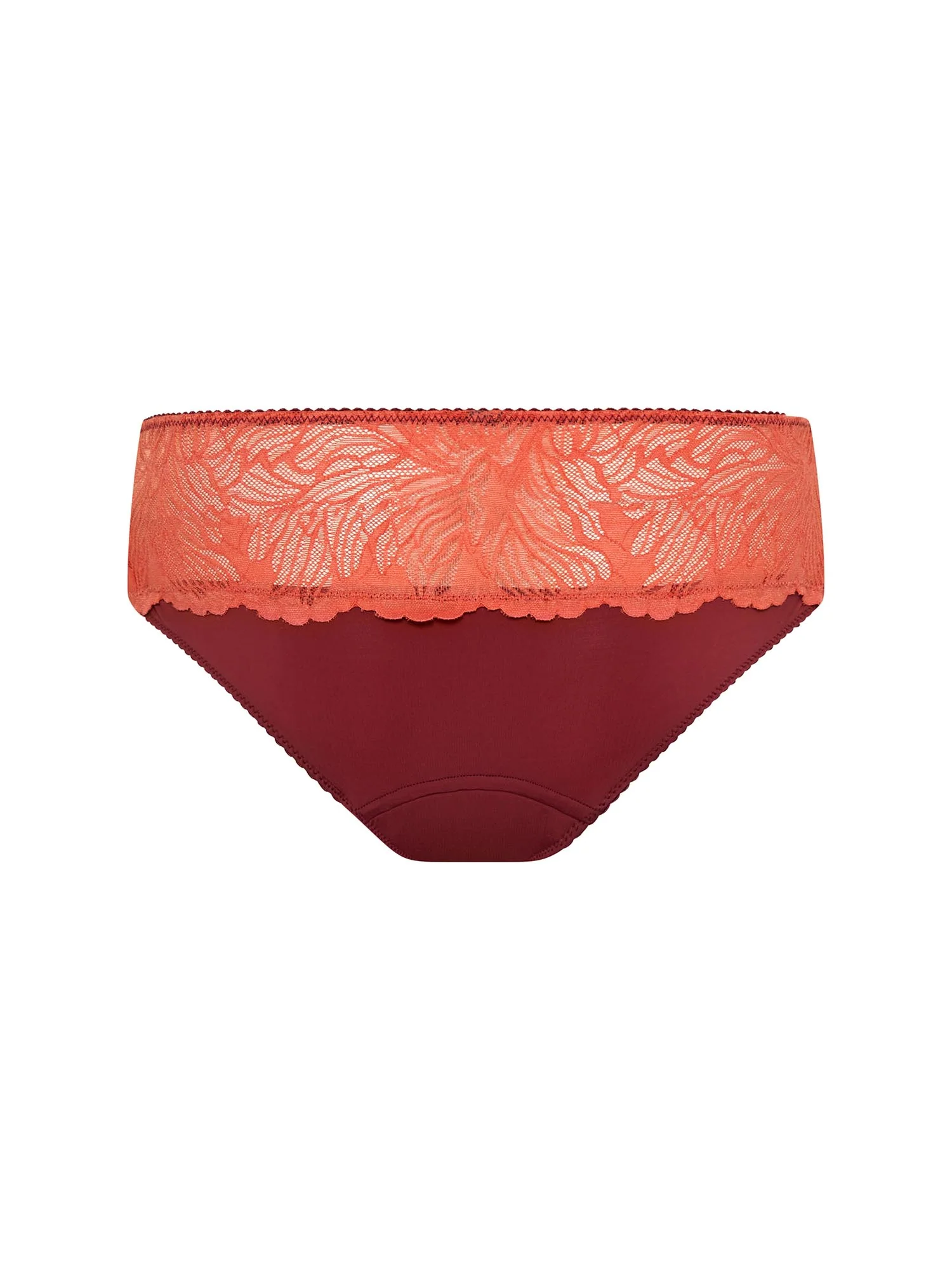 Ines Midi Brief Moderate Bordeaux Red - Image 5