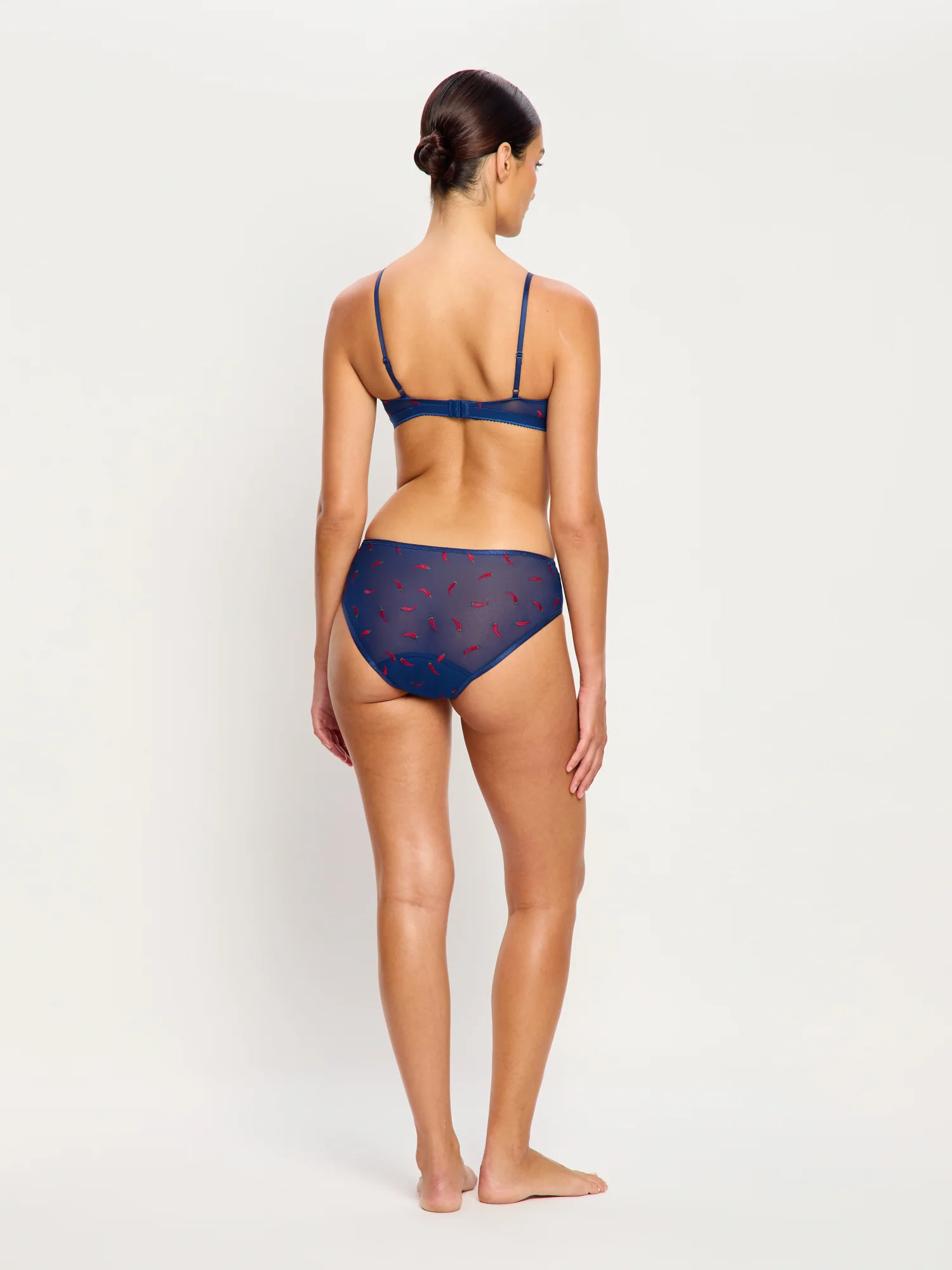 Intimates Spicy Day Hi Waist Brief Moderate Navy Chilli - Image 5