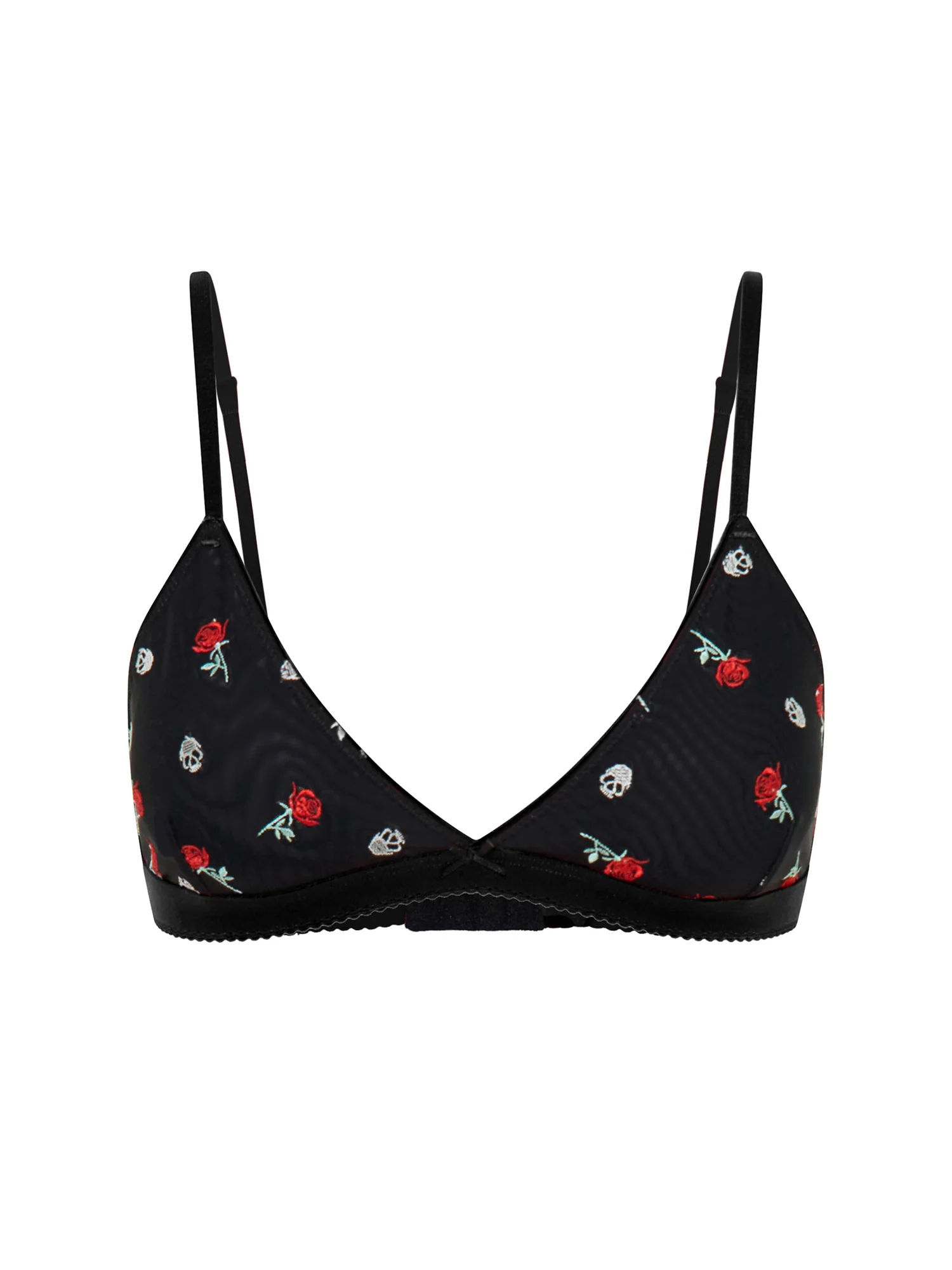 Intimates V Day Bralette Black Rose - Image 5