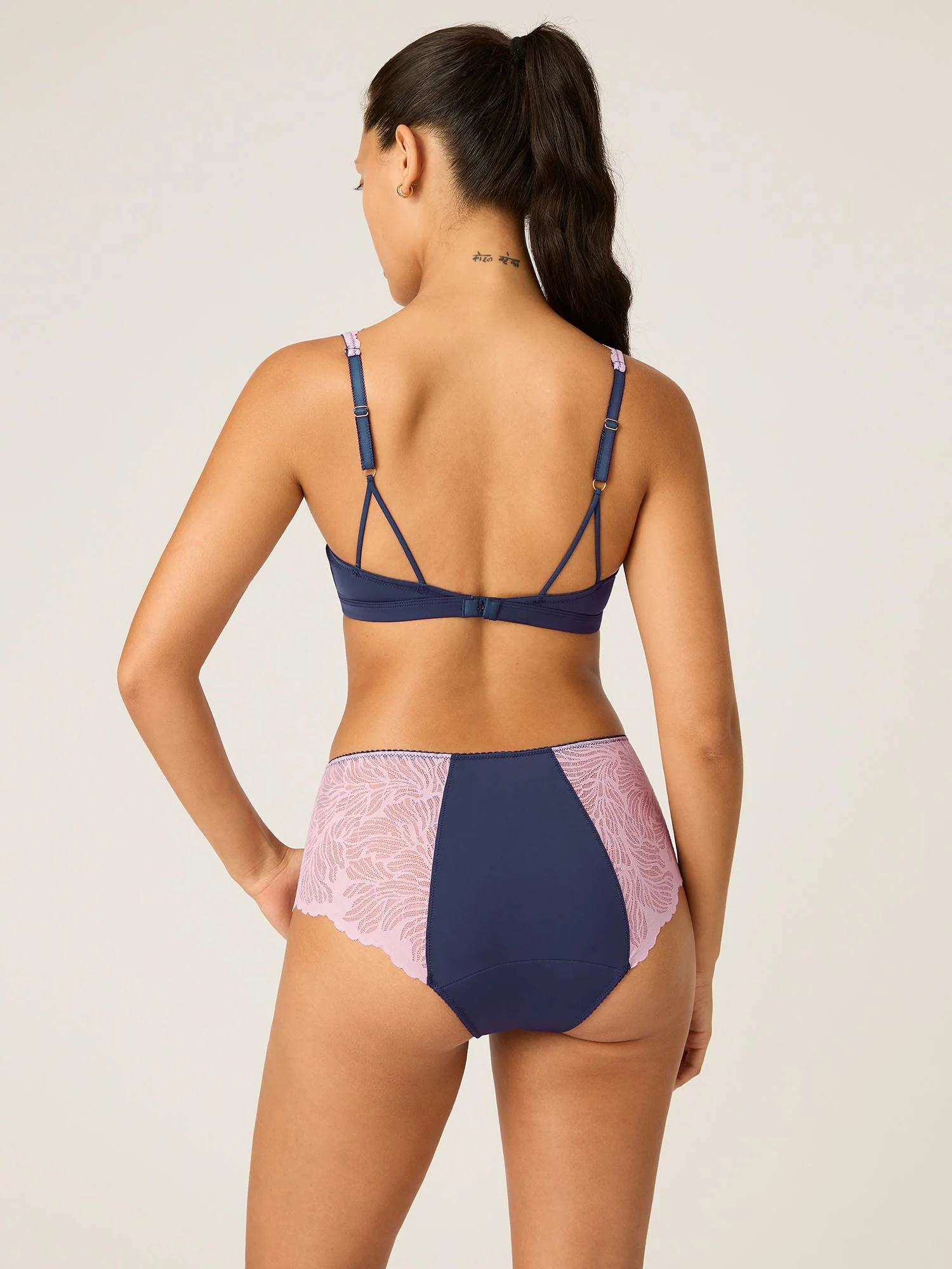 Manon Hi Waist Brief Moderate Riviera Blue - Image 3