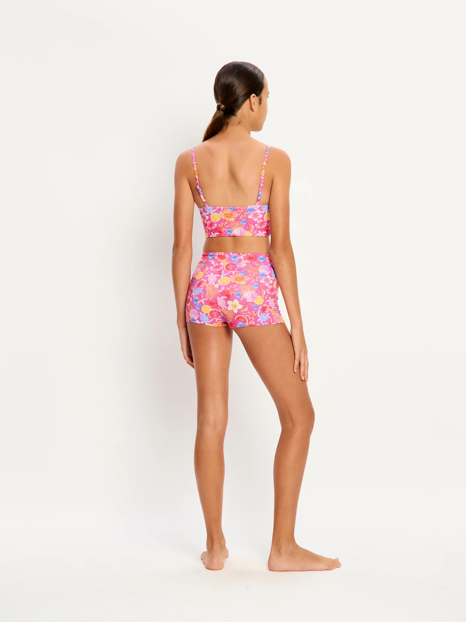 Marine Dream Teen Swimwear Hi Waist Short Super Tropicana Crush - Image 5