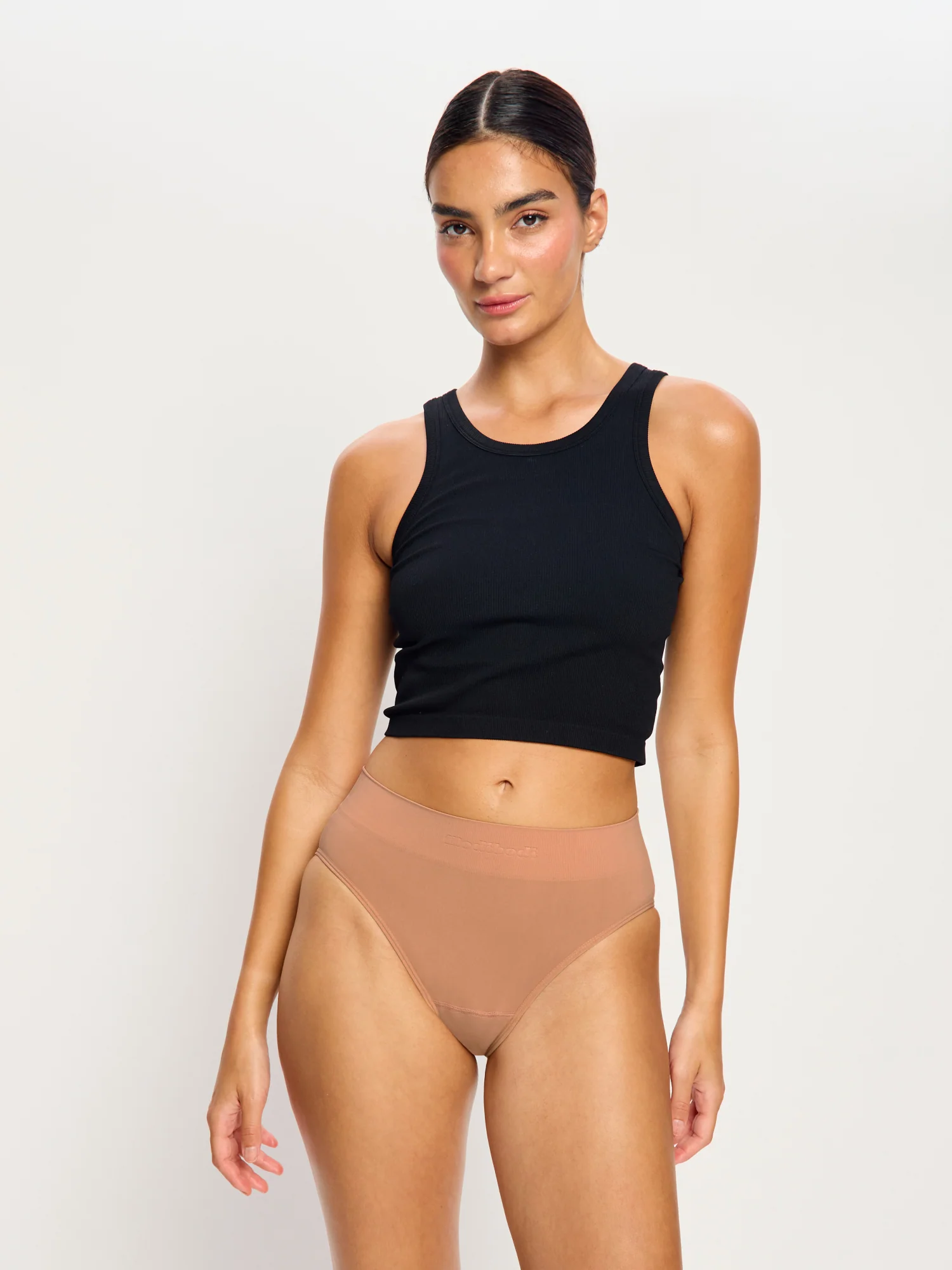 ModiComfort Seamless Cheeky Brief Light Italian Clay 2 Pack - Image 4