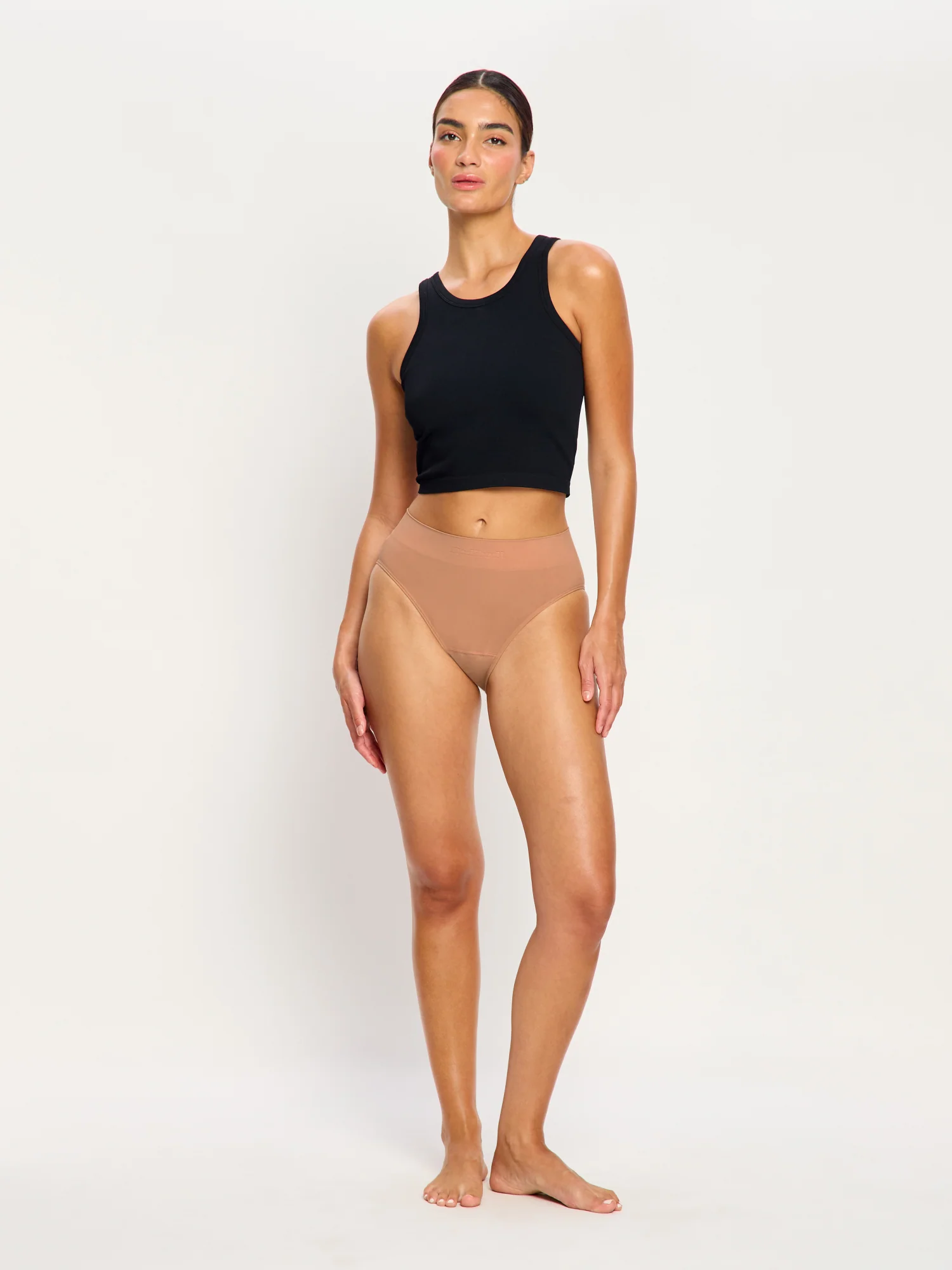 ModiComfort Seamless Cheeky Brief Light Italian Clay 3 Pack - Image 6