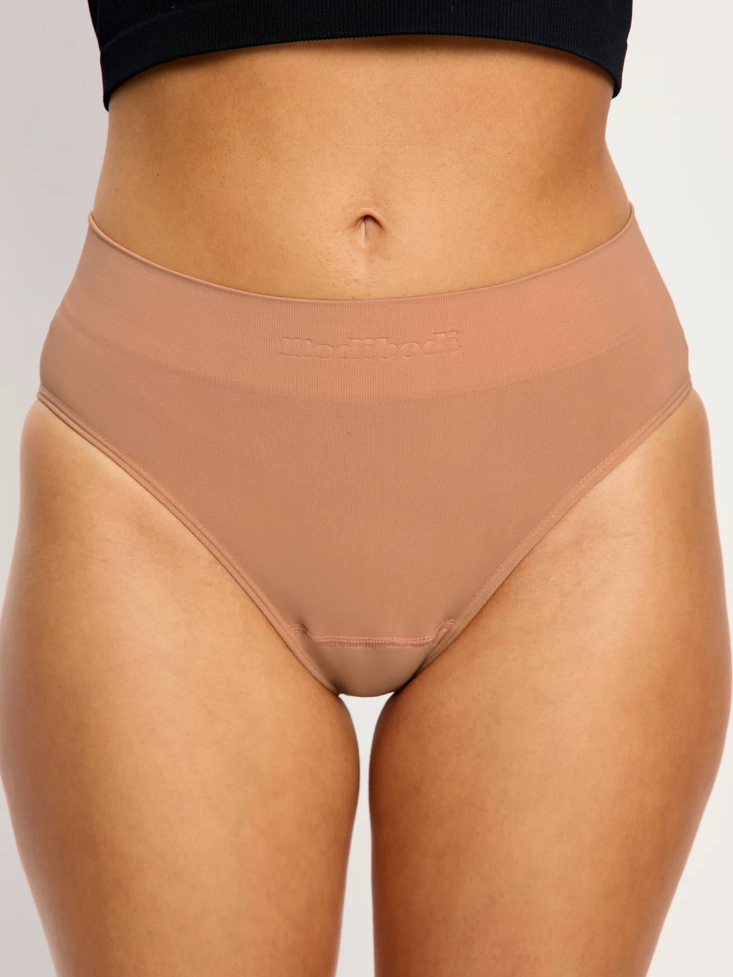 ModiComfort Seamless Cheeky Brief Light Italian Clay - Image 6