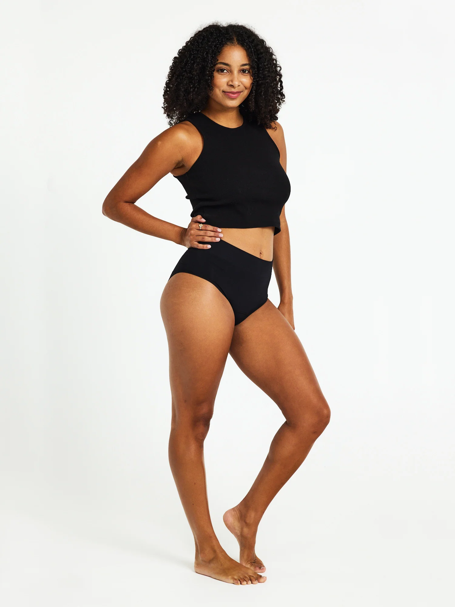 ModiComfort Seamless Full Brief Light Black 3 Pack - Image 4