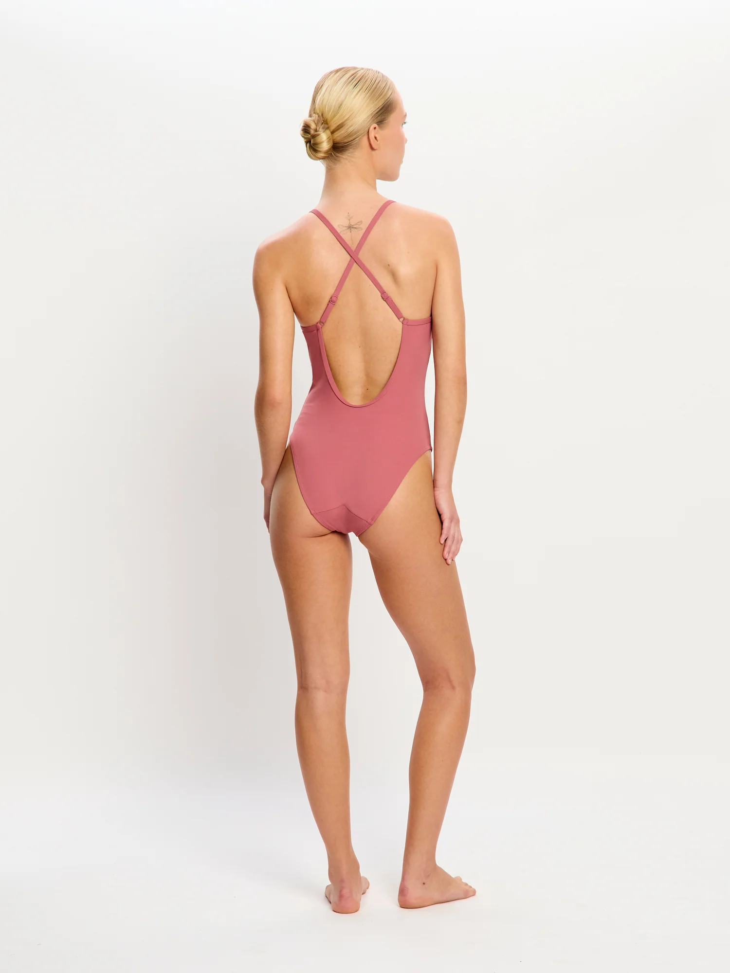 Molokai Swimwear X Back One Piece Super Mauve - Image 3