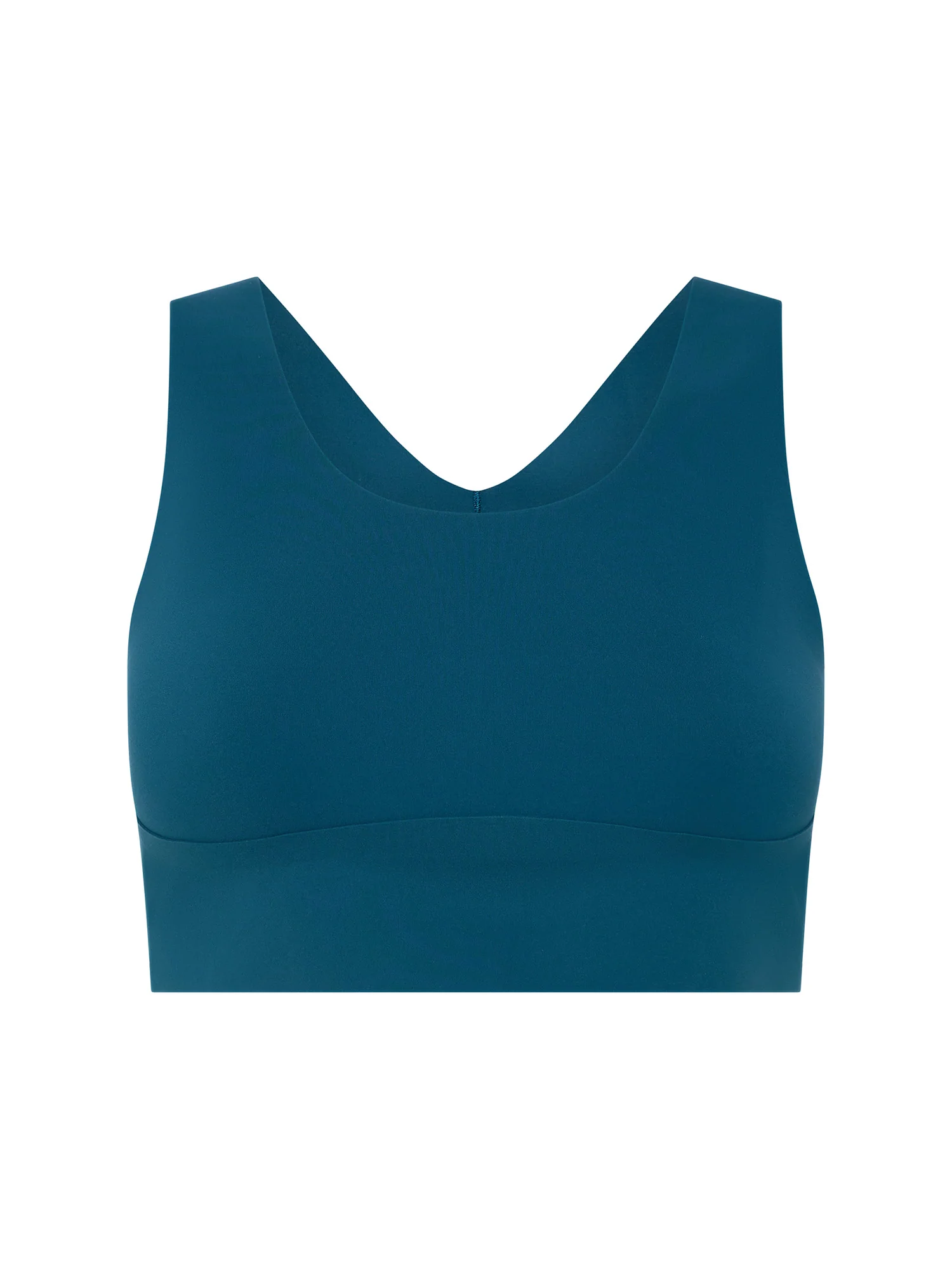 Sculpted Y Back Crop Teale Blue - Image 9