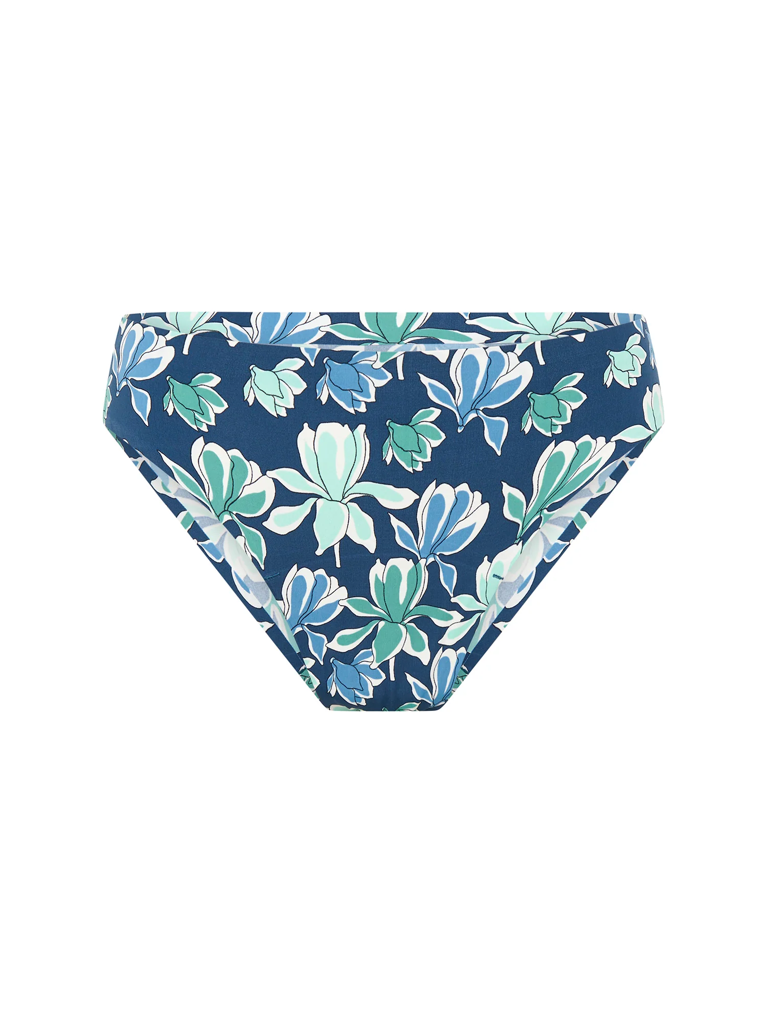 Seamfree Bikini Moderate Midnight Blue Floral - Image 6