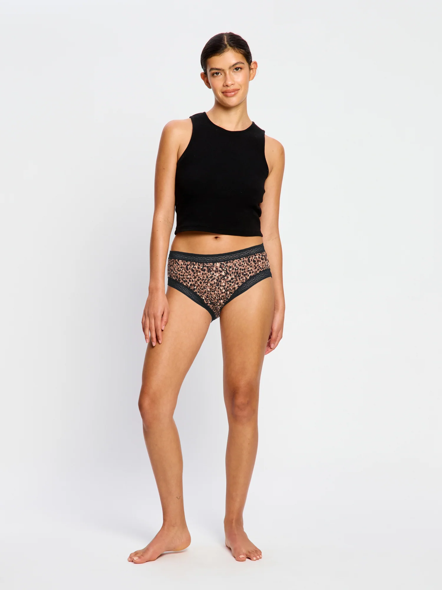 Sensual Boyleg Light Animalia Brown