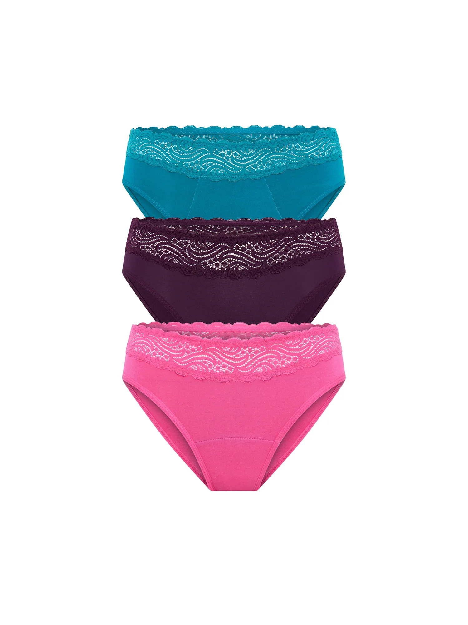 Sensual Hi Waist Bikini 3 Pack Gemstone Multi - Image 5