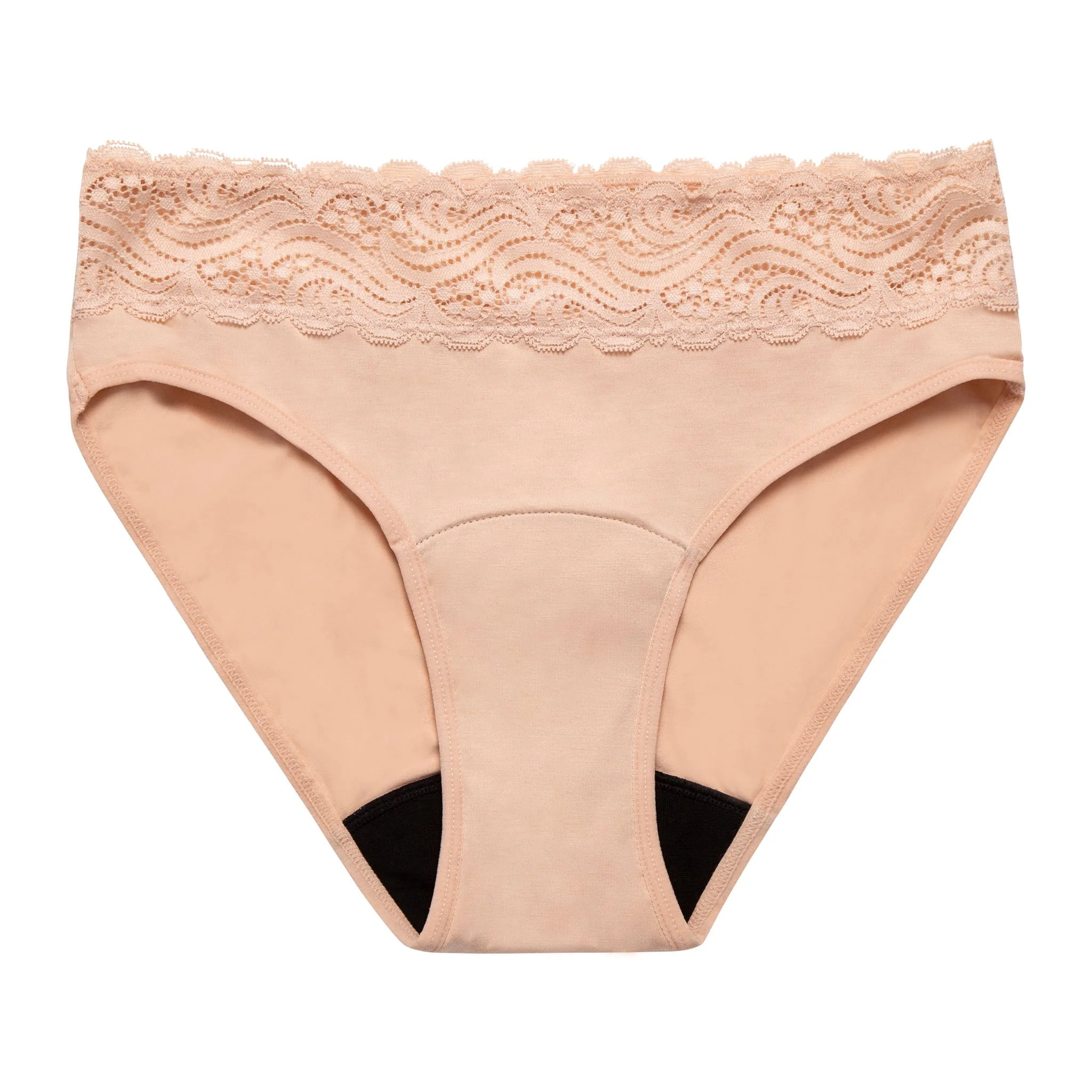 Sensual Hi Waist Bikini Light Beige - Image 5