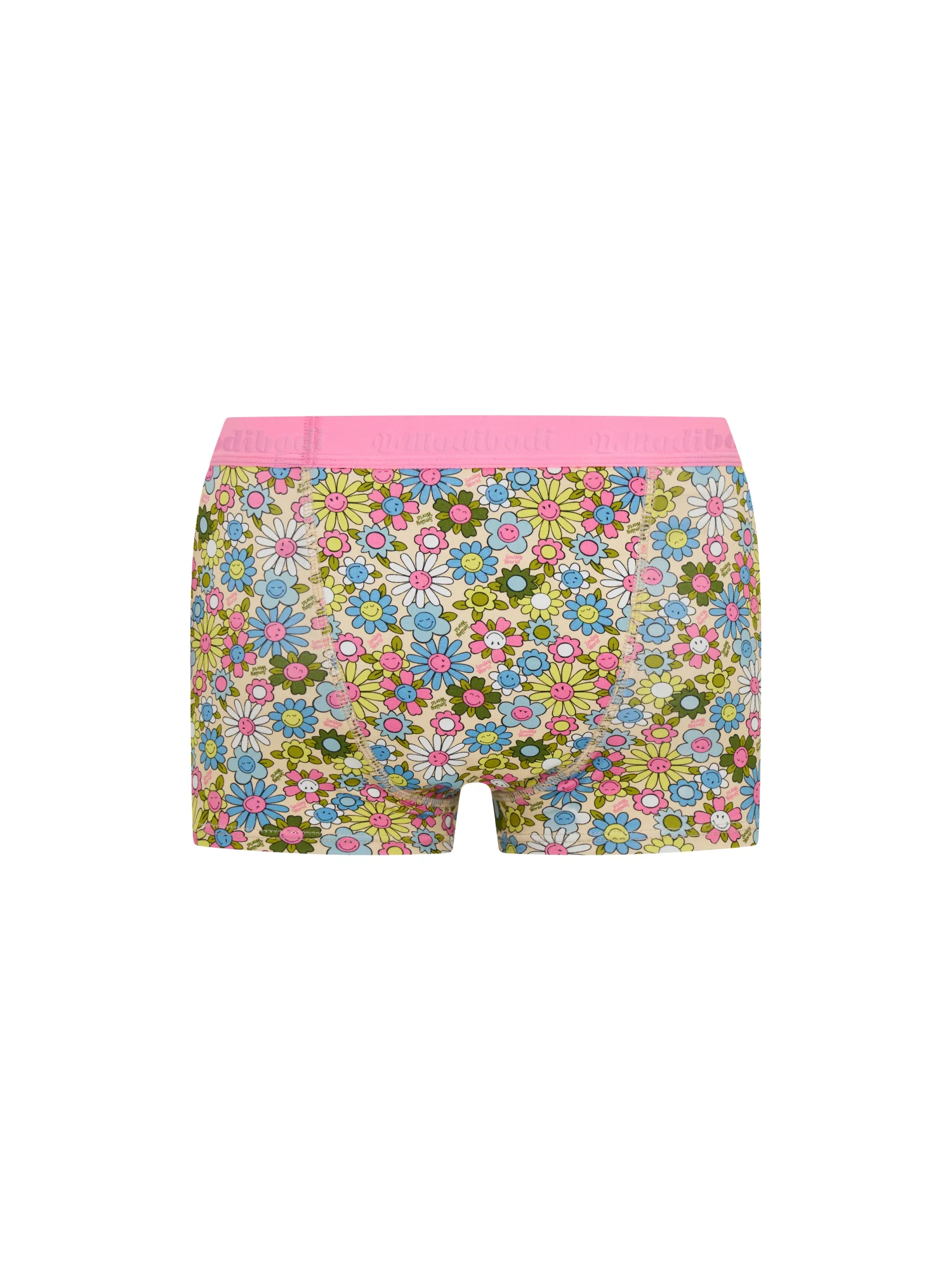 SmileyWorld® | Modibodi Teen Hipster Boyleg and Hipster Boyshort 2 Pack Bubbly Blossom Pink - Image 16