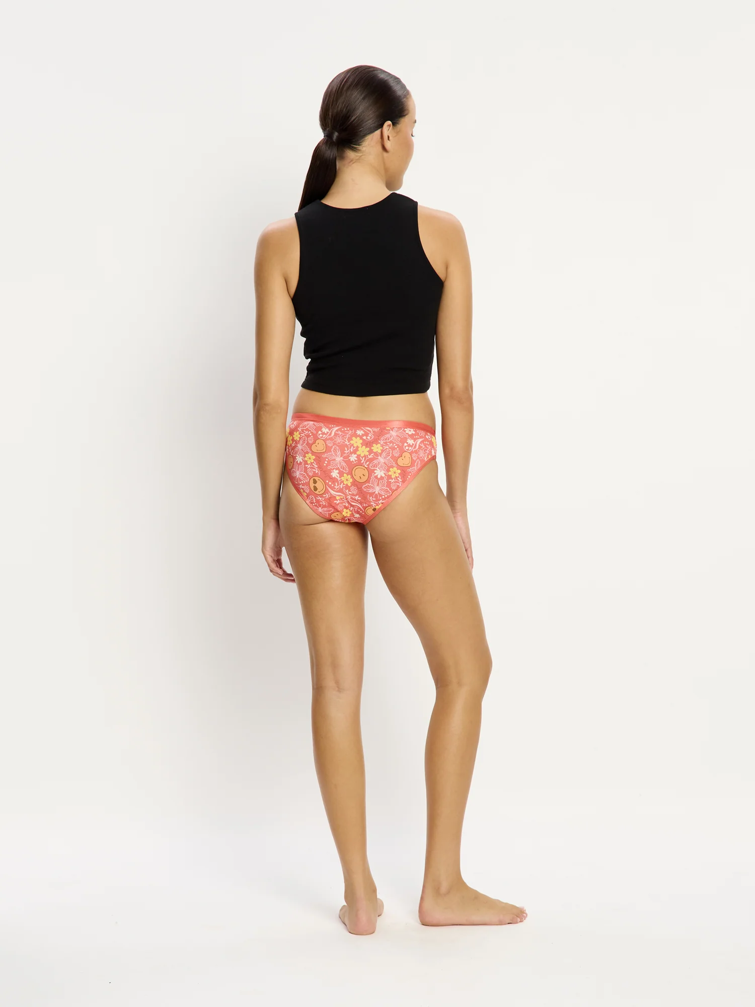 SmileyWorld® | Modibodi Classic Bikini Moderate Boho Coral - Image 3