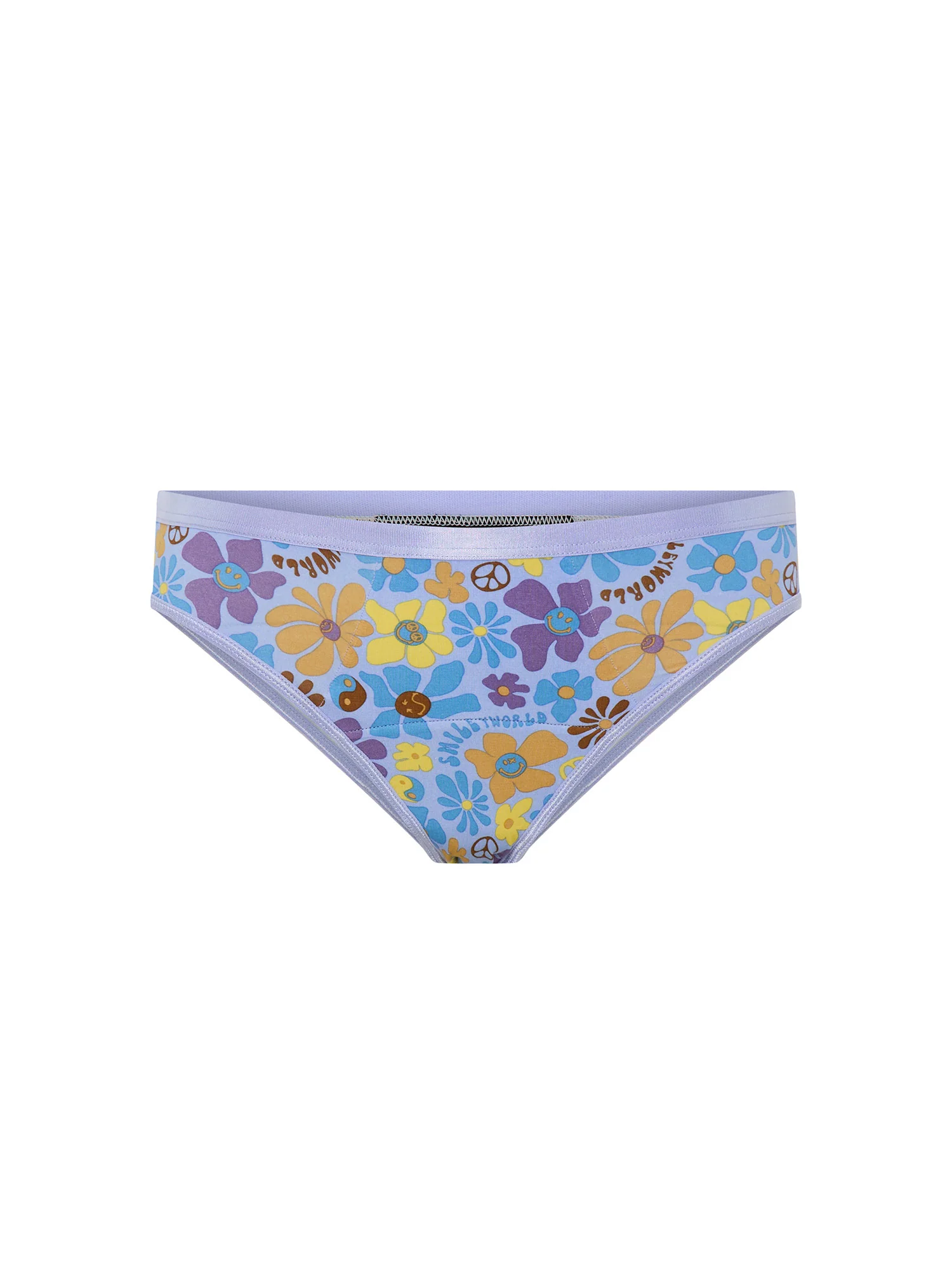SmileyWorld® | Modibodi Classic Bikini Super Happy Daisy Blue - Image 8