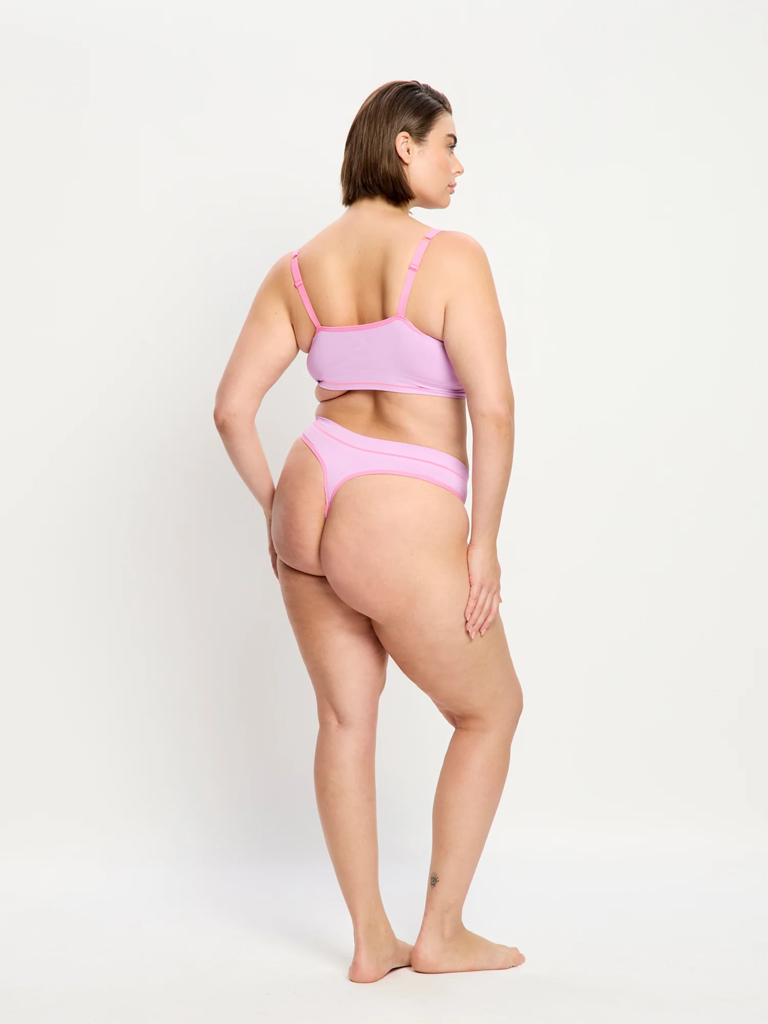 SmileyWorld® | Modibodi Seamless Thong Moisture Wicking Violet - Image 3