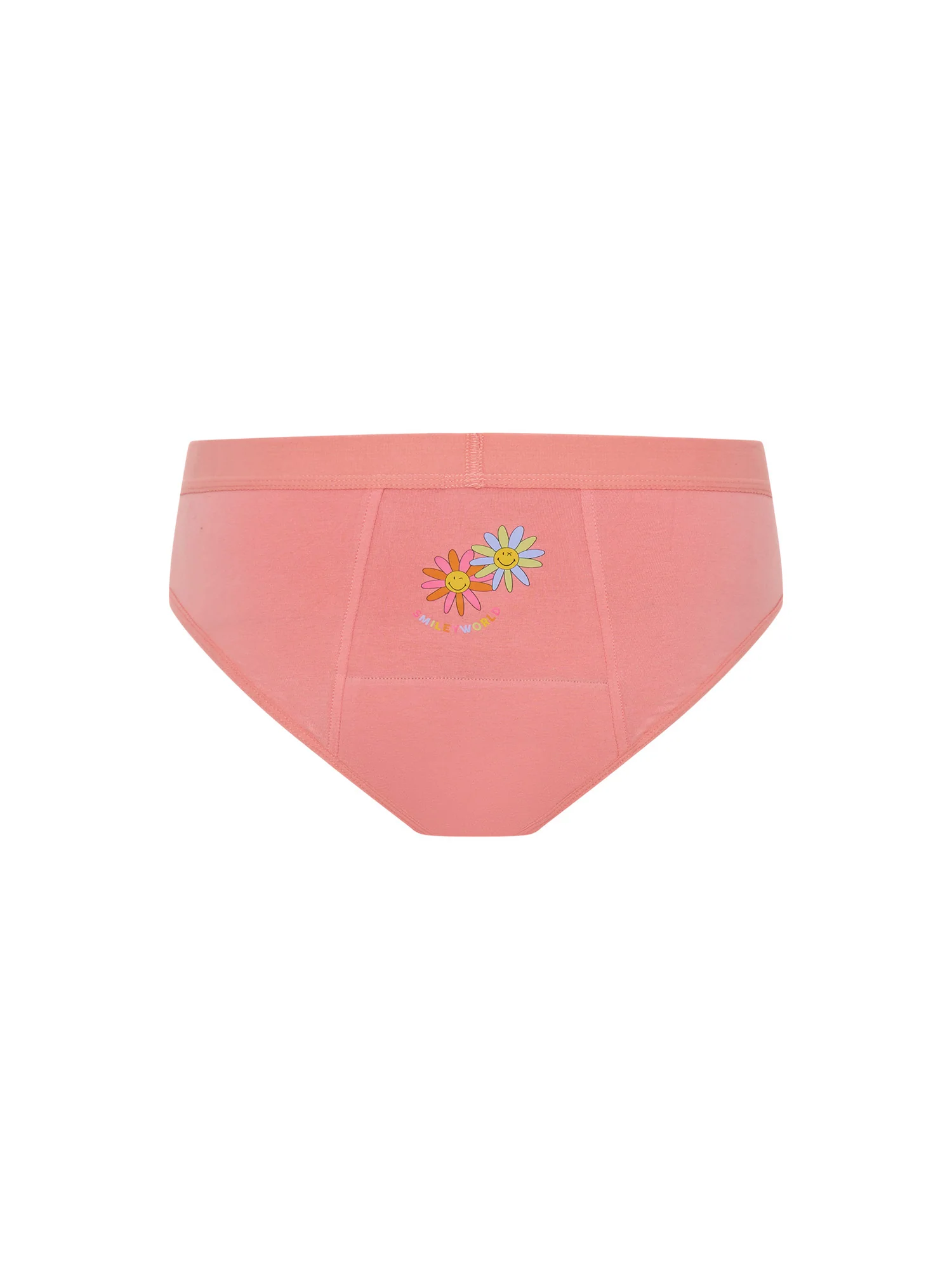 SmileyWorld® | Modibodi Teen Hipster Bikini Moderate Flower Power Pink - Image 6