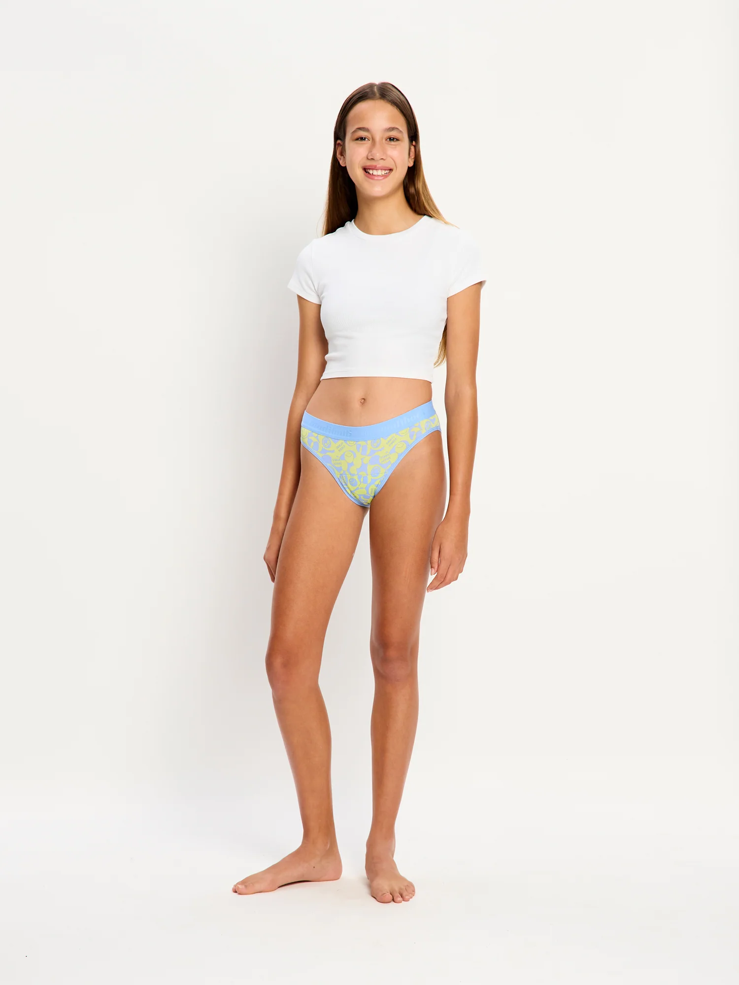 SmileyWorld® | Modibodi Teen Hipster Bikini Moderate Groovy Green - Image 6