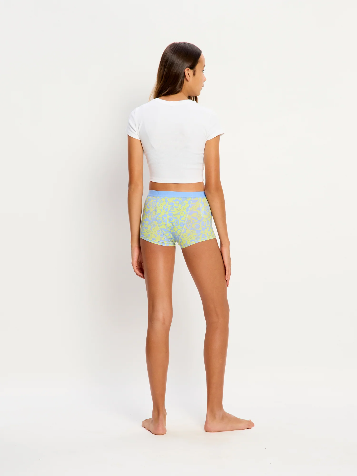 SmileyWorld® | Modibodi Teen Hipster Boyshort Super Groovy Green - Image 7