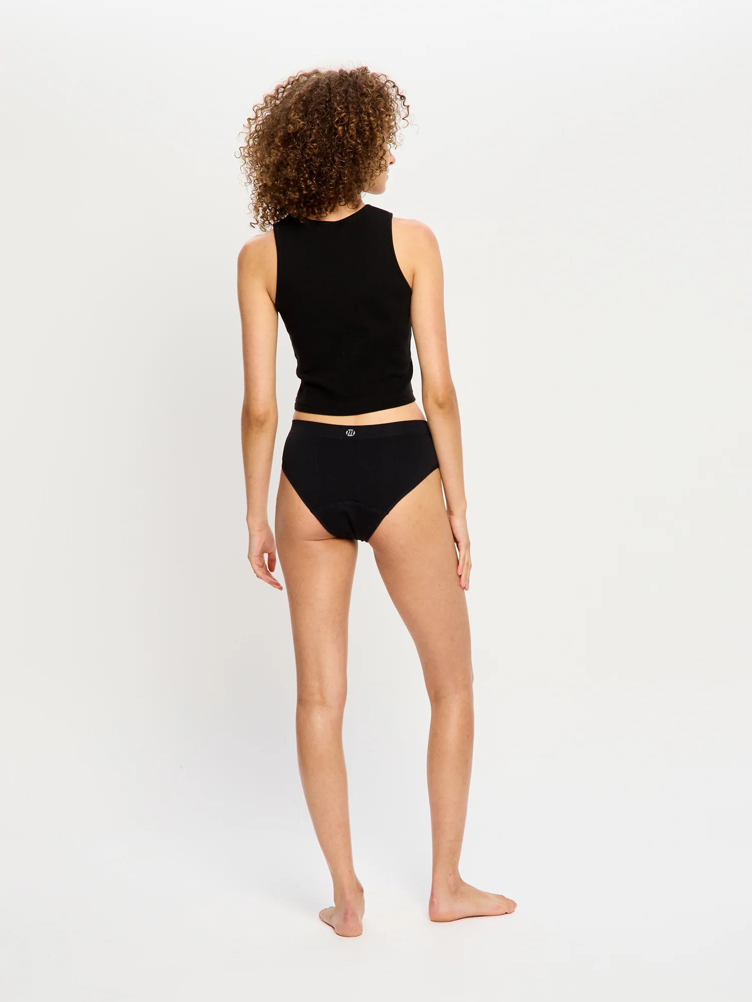 Soft Stretch Seamless Bikini Brief 2 Pack Moderate Black - Image 5