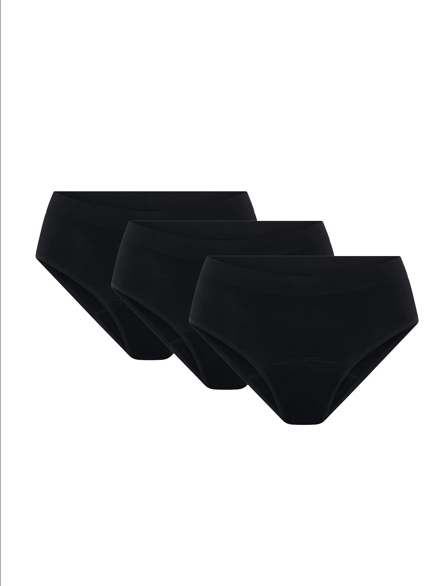 Soft Stretch Seamless Bikini Brief 3 Pack Moderate Black - Image 11