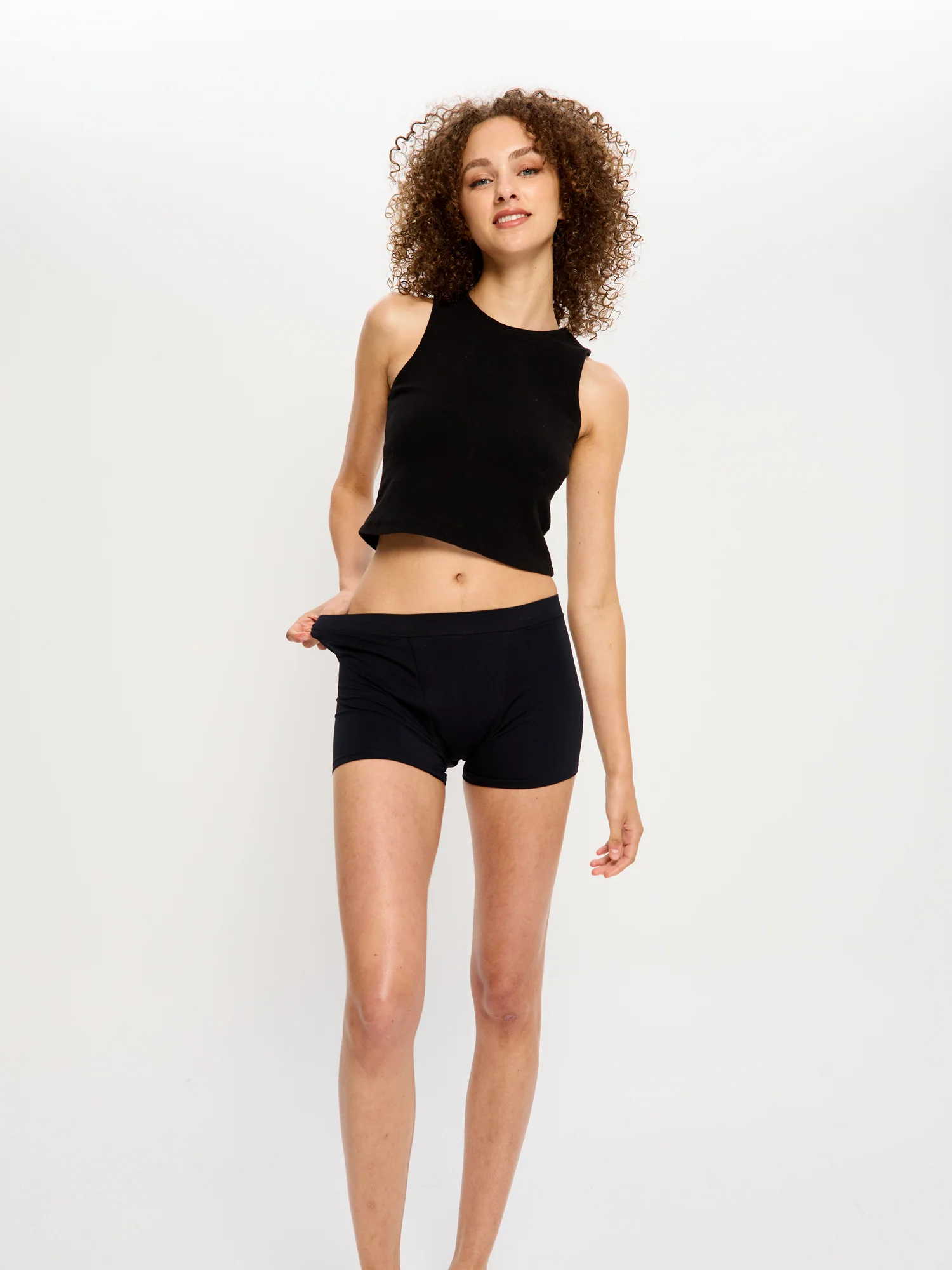 Soft Stretch Seamless Boyshort 3 Pack Super Black - Image 6