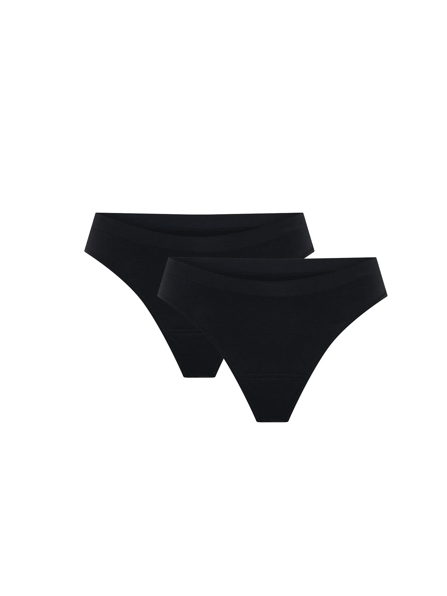 Soft Stretch Seamless Thong 2 Pack Light Black - Image 9
