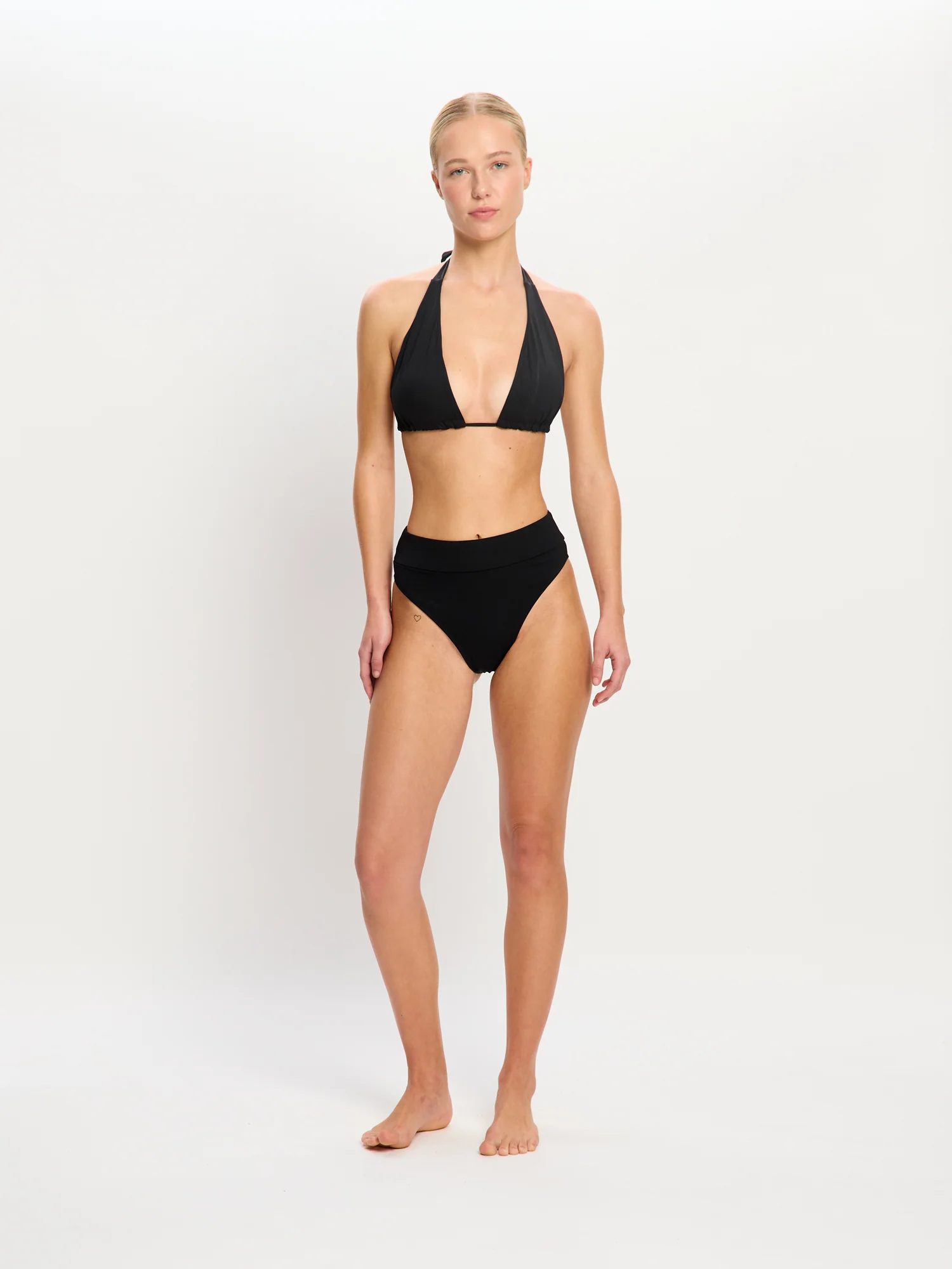Swimwear Hi-Leg Brief Light Black