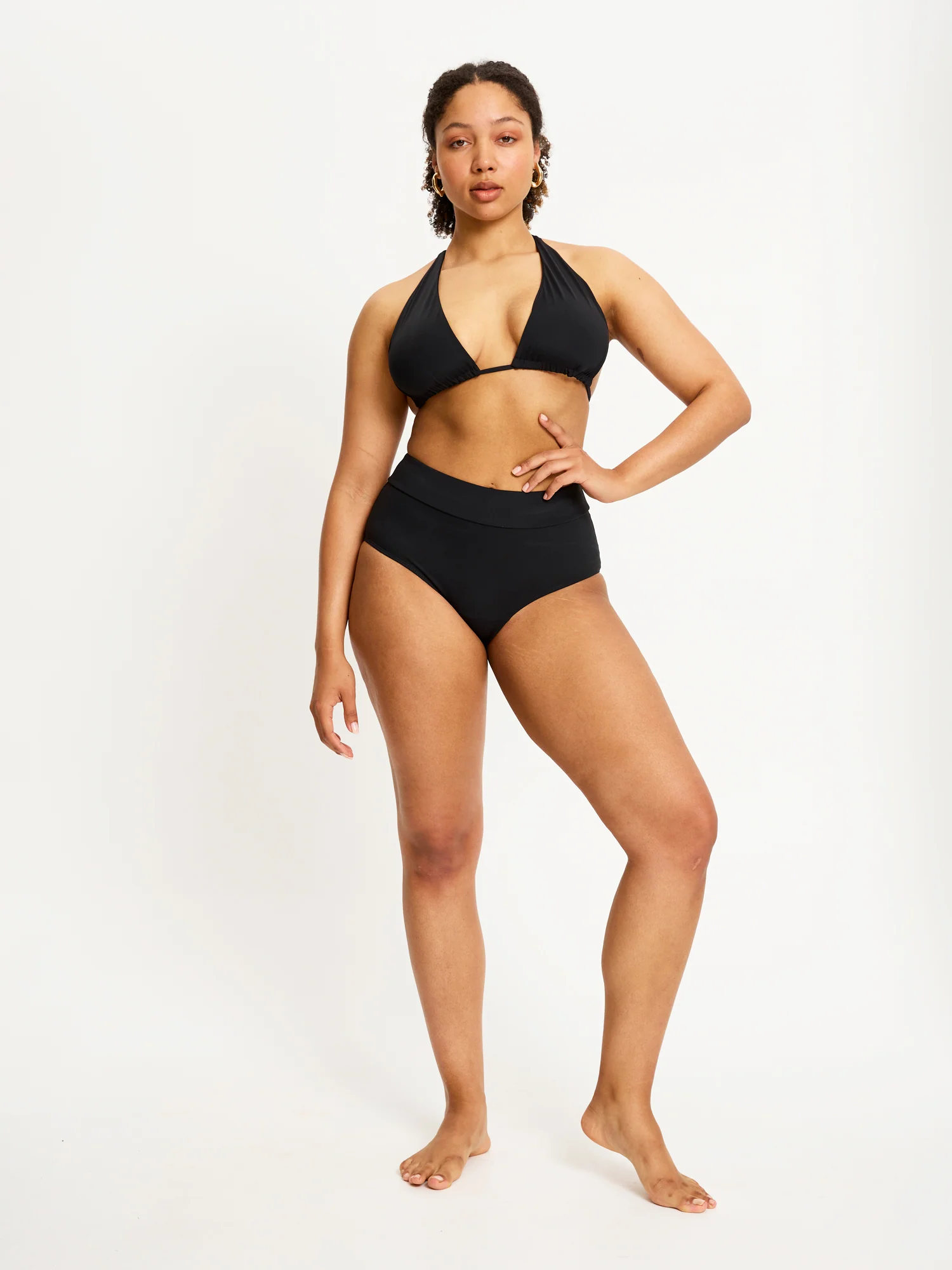 Swimwear Hi Waist Bikini Brief Super Black