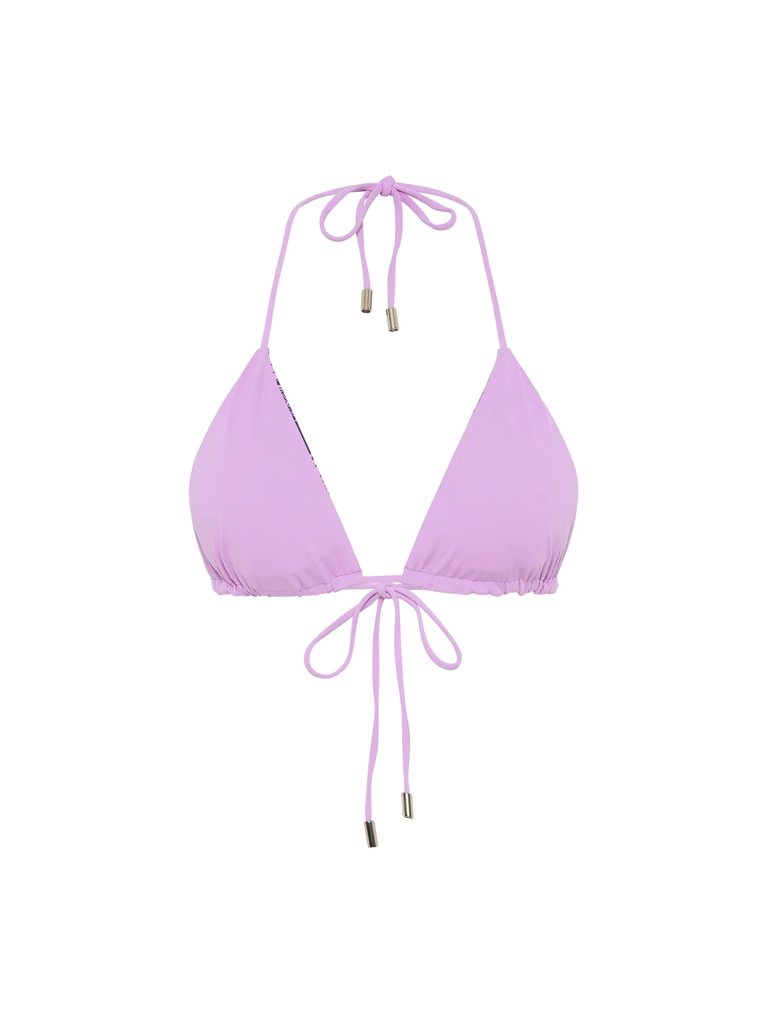 Swimwear Reversible Triangle Top Midnight Tropic Print/Lavender - Image 5