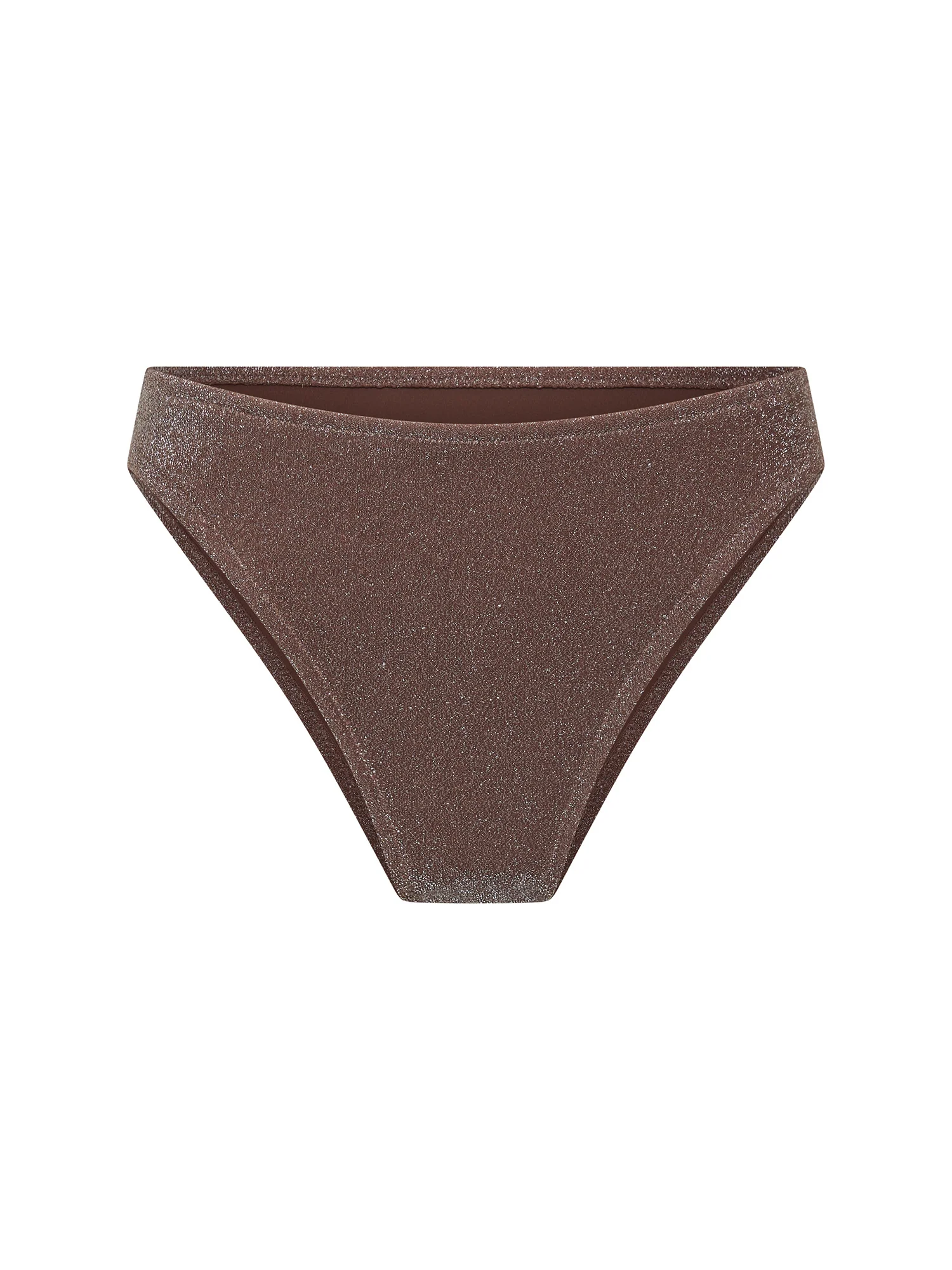 Swimwear Shimmer Hi-Leg Cheeky Bottom Super Espresso - Image 5