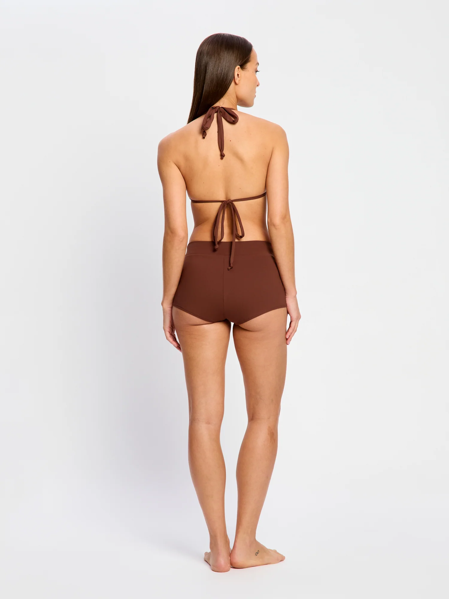 Swimwear Reversible Multiway Top & Short Chocolate - Image 6