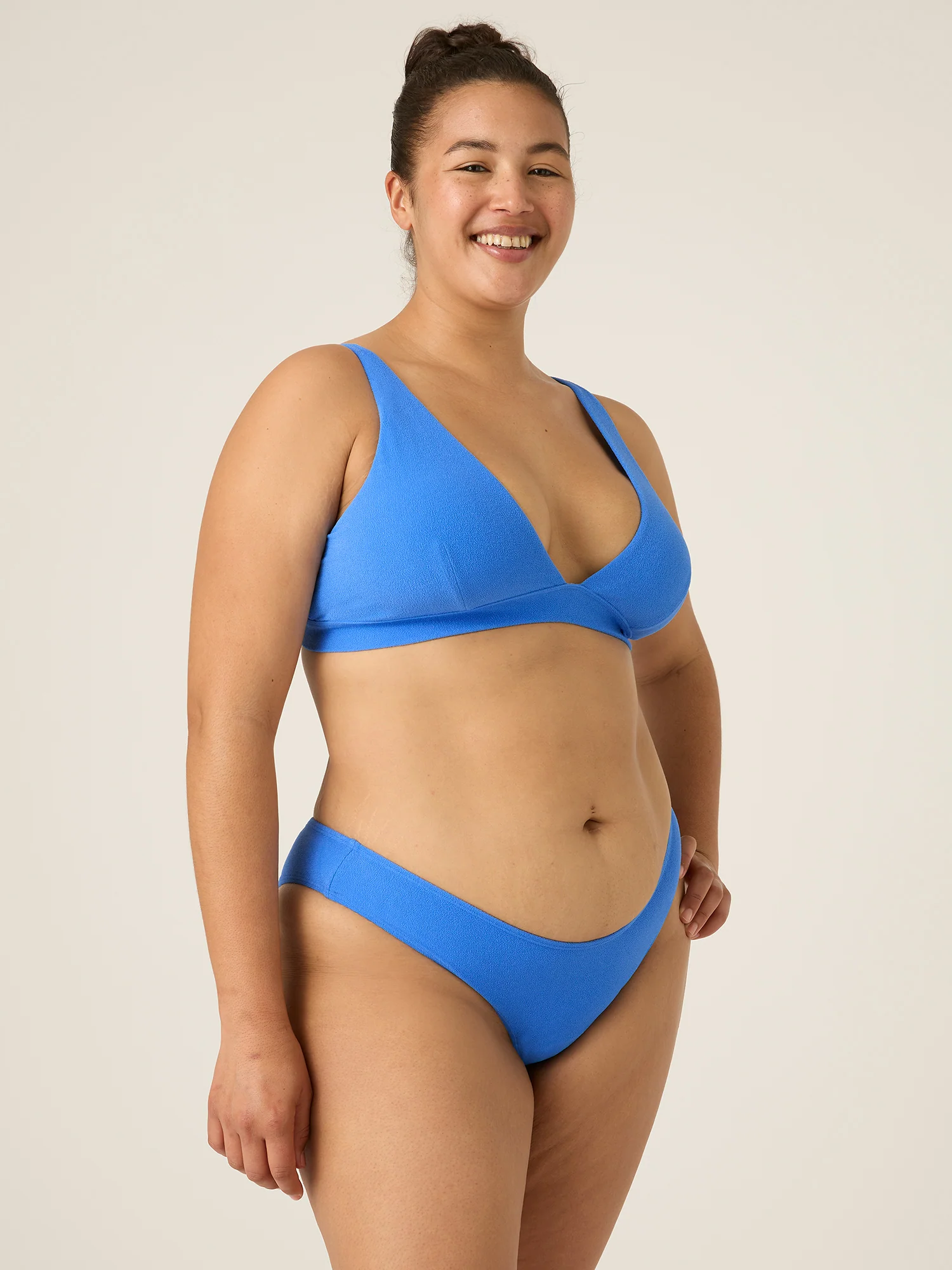 Swimwear Soft Stretch Brazilian Brief Light Ultramarine Blue - Image 7