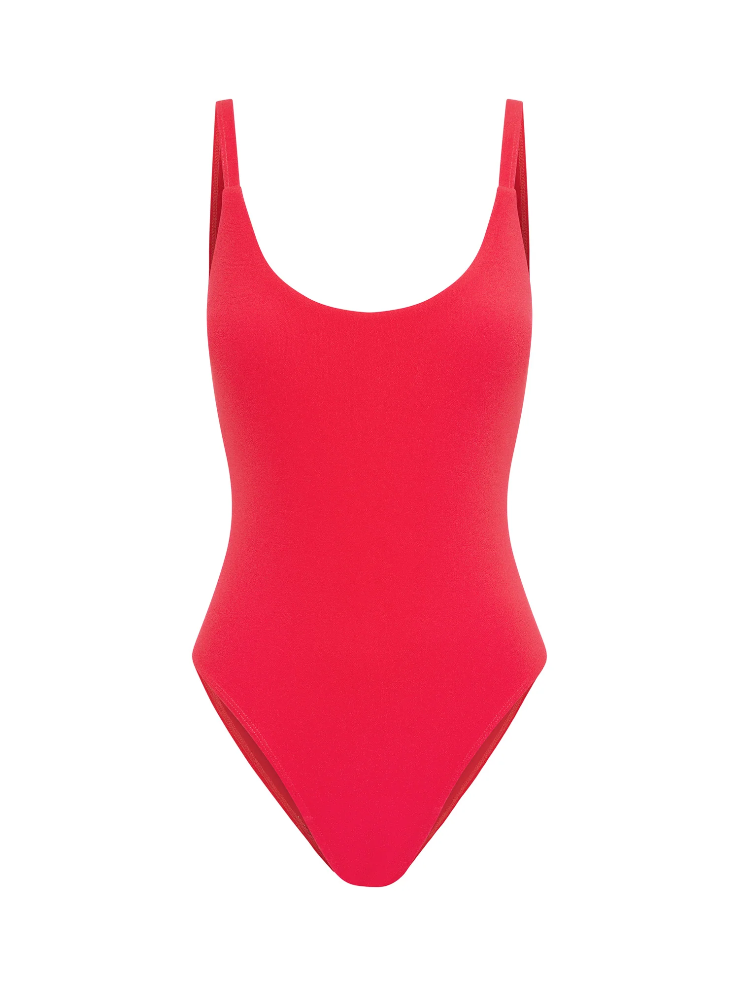 Swimwear Soft Stretch Scoop Neck One Piece Light Glow Pink - Image 6