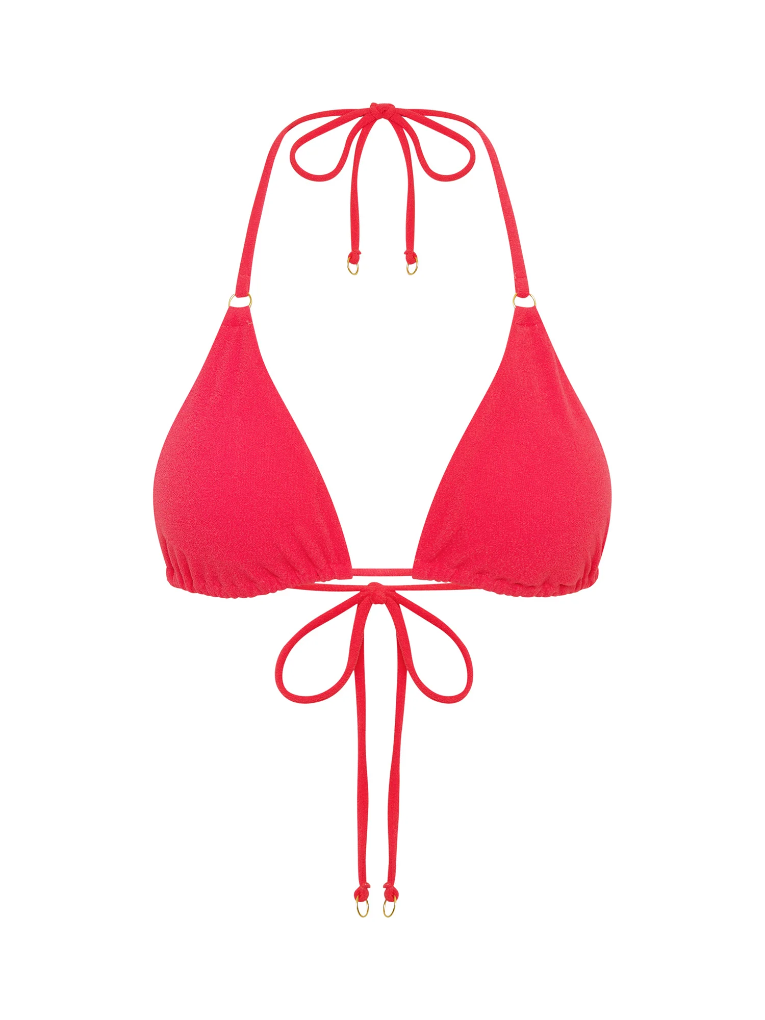Swimwear Soft Stretch Triangle Top Glow Pink - Image 7